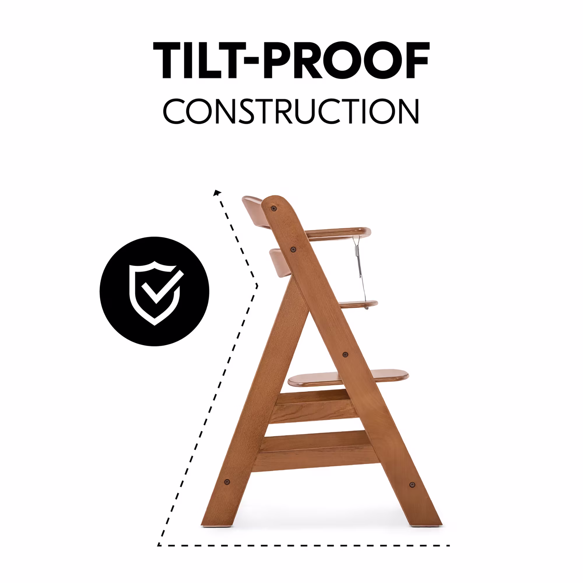 Treppenhochstuhl Alpha+ Walnut - Jamouz