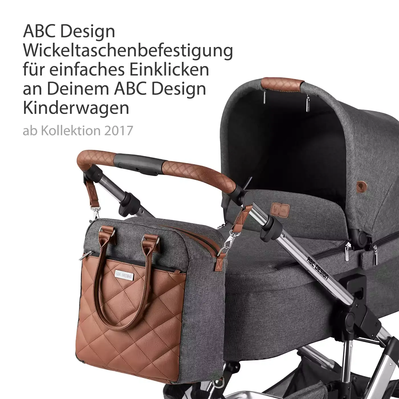 Wickeltasche Explore Diamond Asphalt - Jamouz