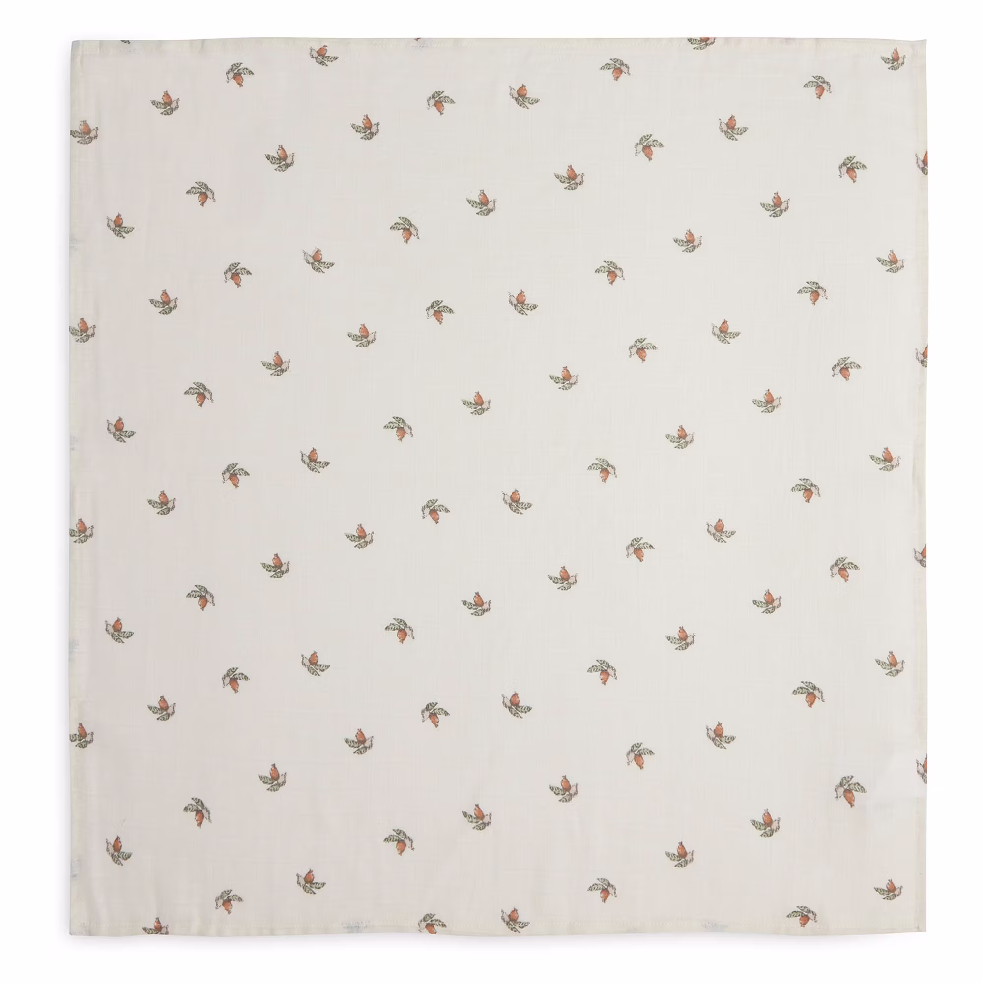 3er-Set Mulltücher Hagebutten 70x70cm - Jamouz