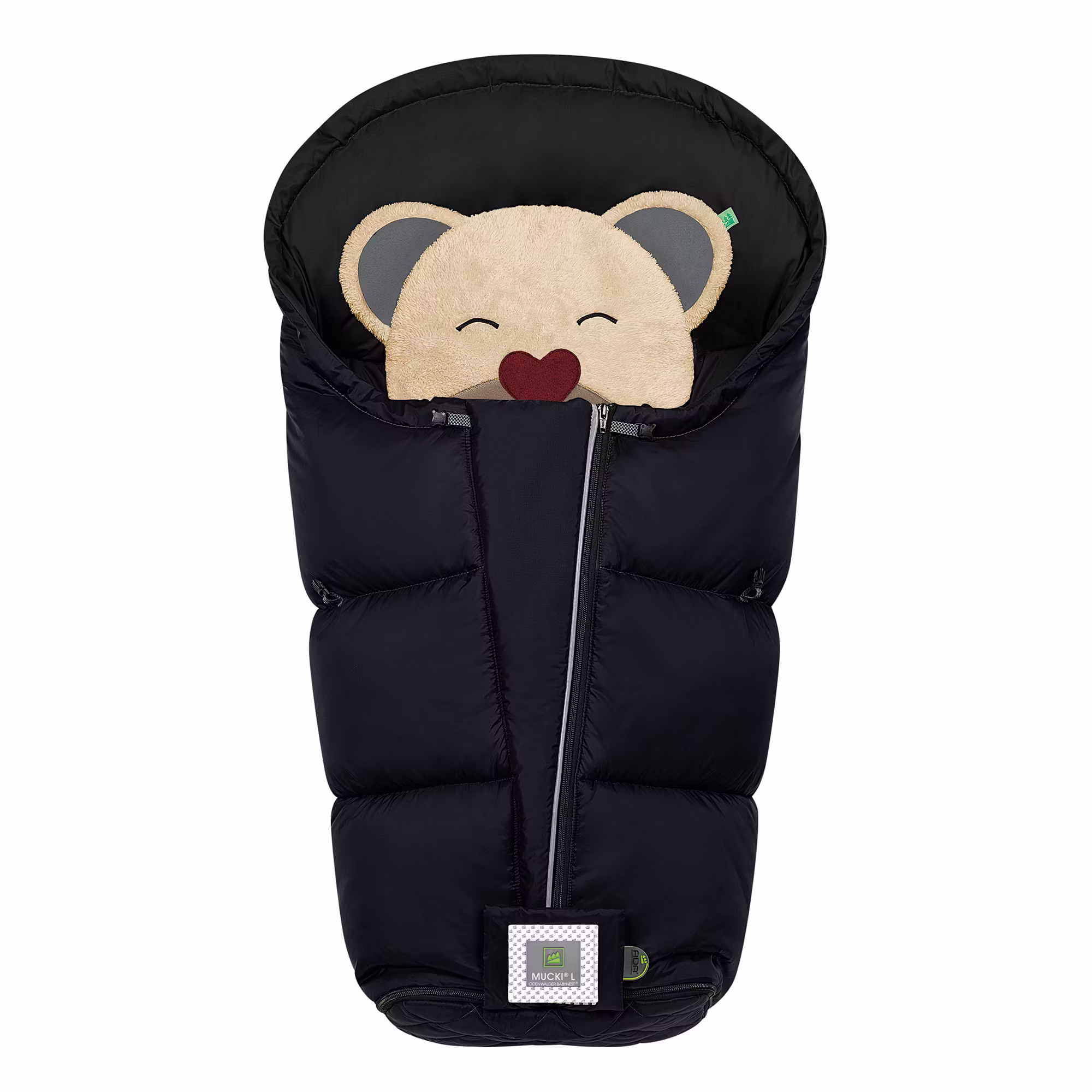 Fußsack Mucki L-cs Rocky Grey - Jamouz