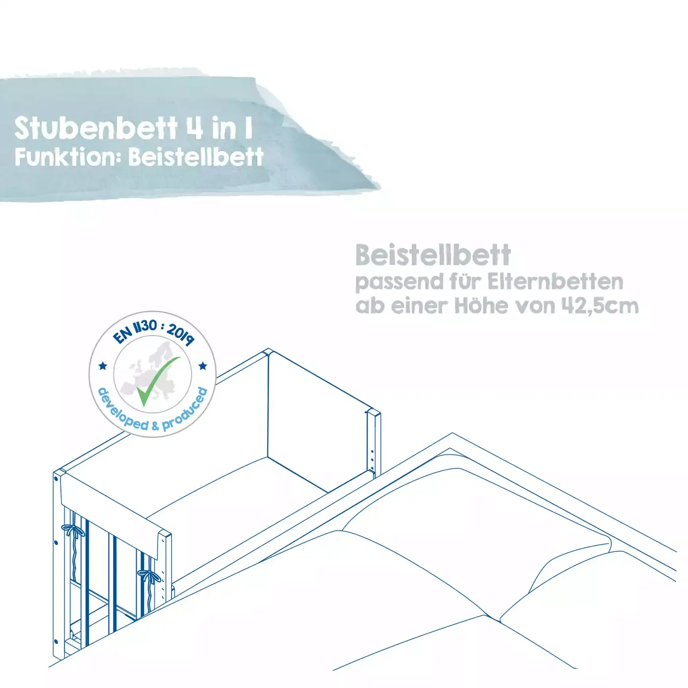 Stubenbett 4in1 Dream Big - Jamouz