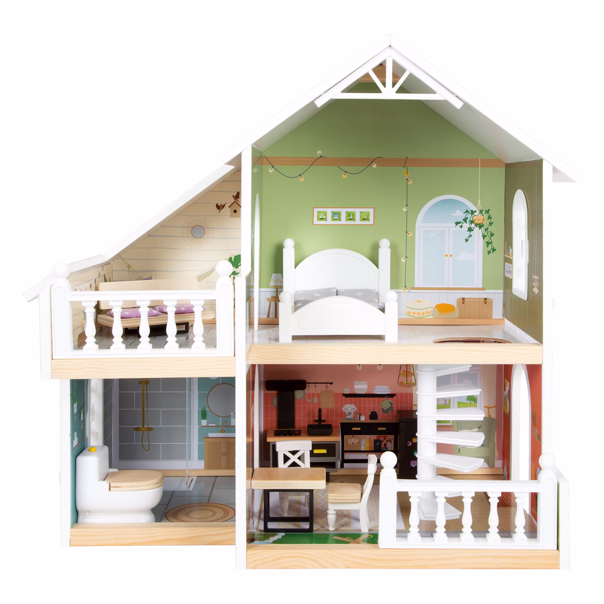 Puppenhaus mit Dachterasse - Jamouz