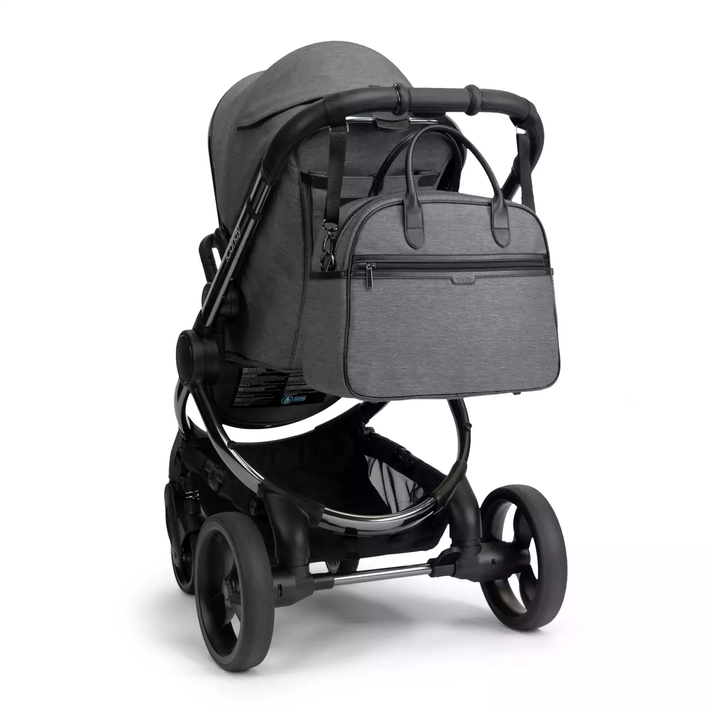 Peach Wickeltasche Light Grey - Jamouz