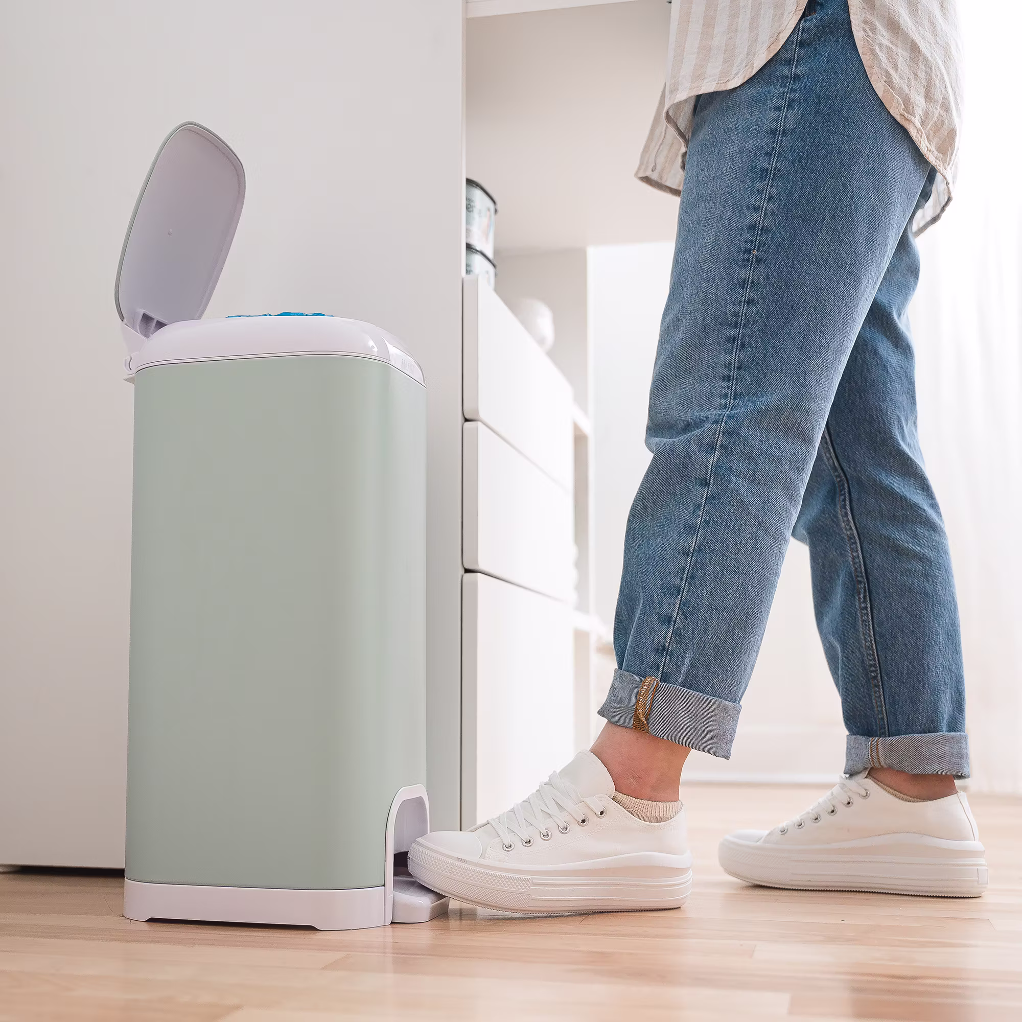 Diaper Genie Windeleimer Select Lilly White - Jamouz