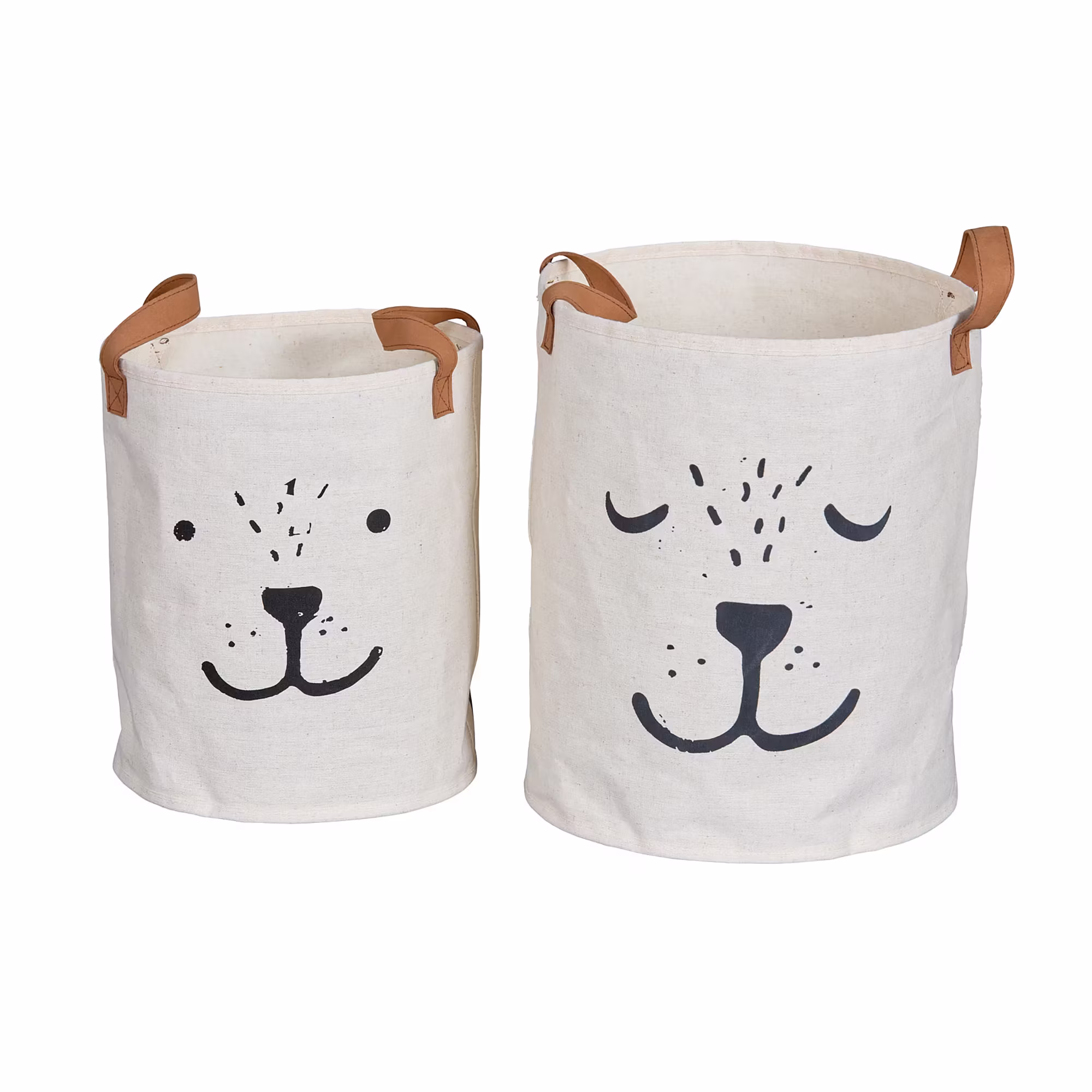 2er-Set Premium-Rundkörbe Hund - Jamouz