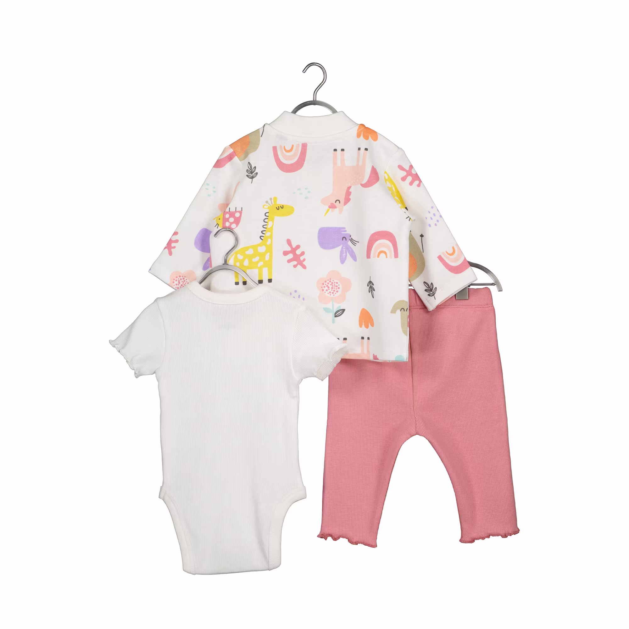3er-Set Jacke, Body und Leggings Giraffe - Jamouz