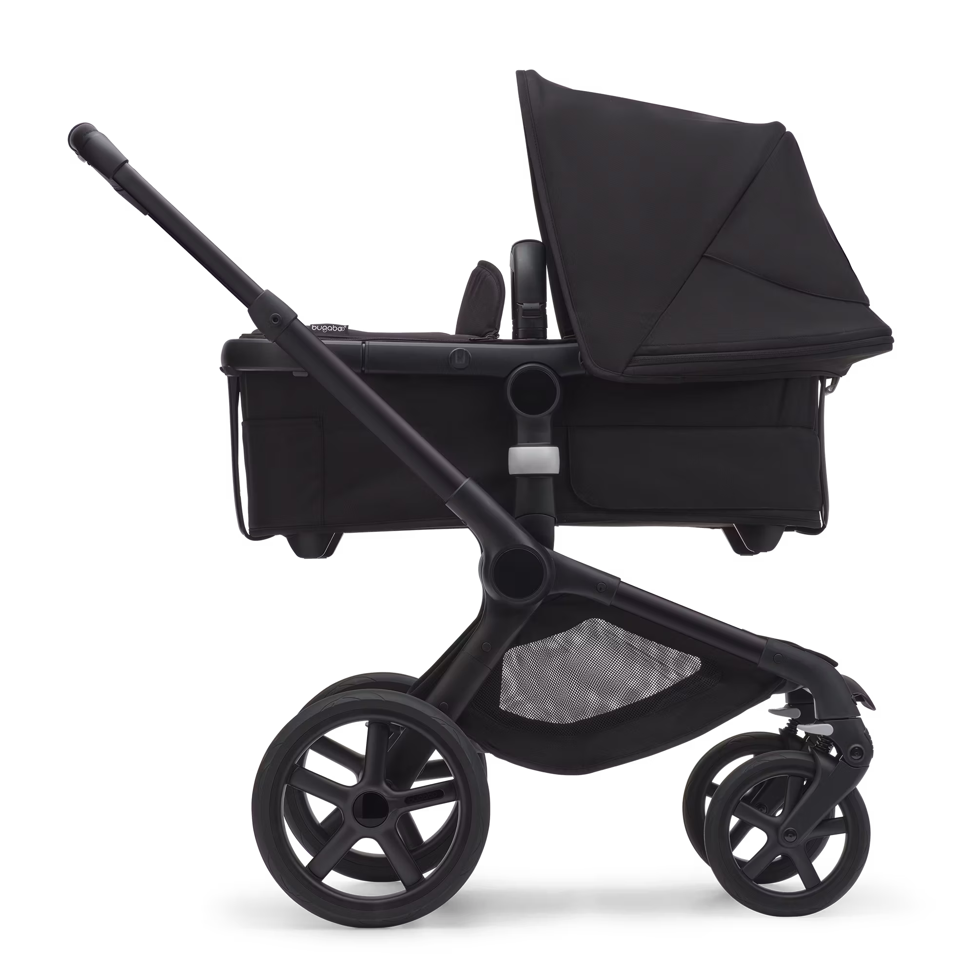 Fox 5 2-in-1 Komfort-Kinderwagen Schwarz/Forest Green - Jamouz