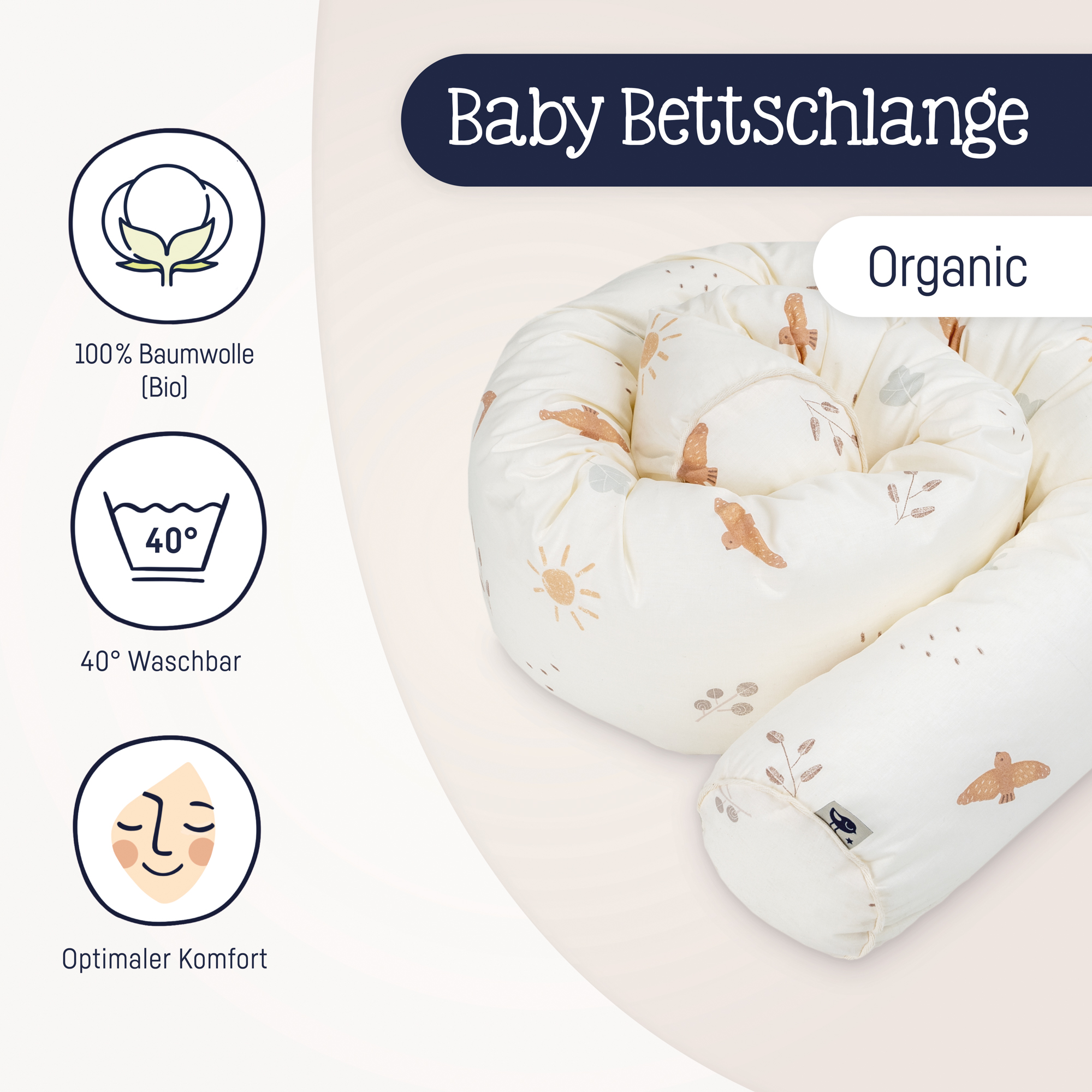 Bettschlange Organic Night & Day - Jamouz