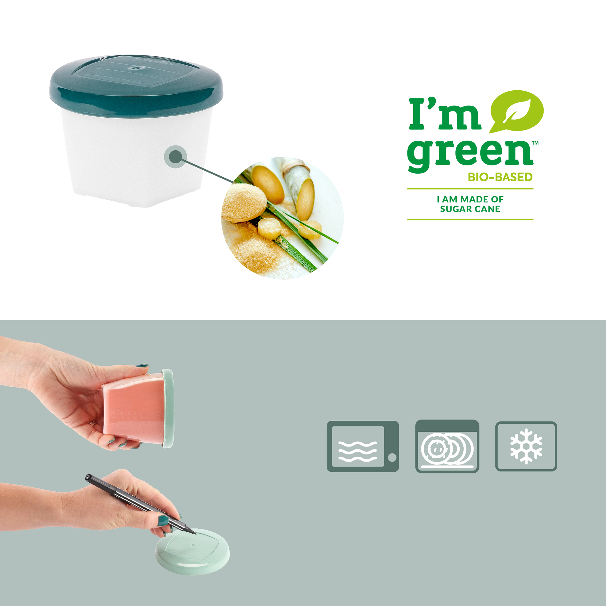 Vorratsbehälter Babybols 6x250ml - Jamouz