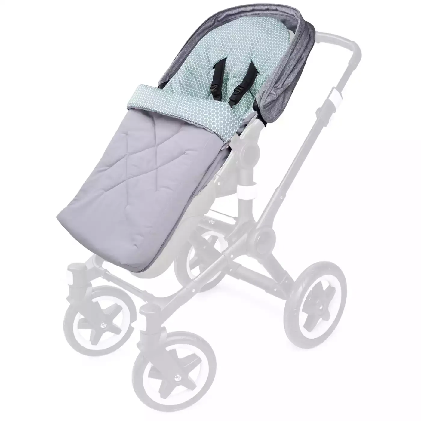 Fußsack Mila Prisma Grau - Jamouz