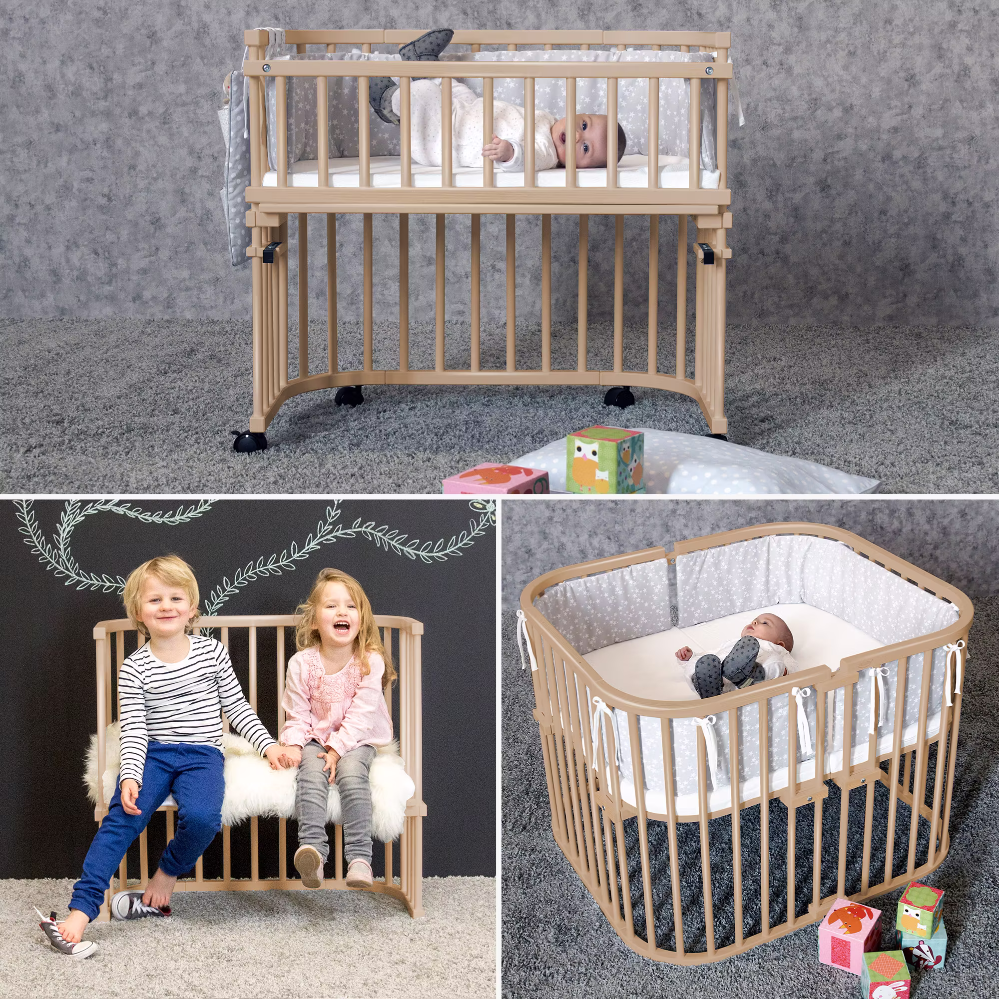 babybay Boxspring XXL weiß - Jamouz