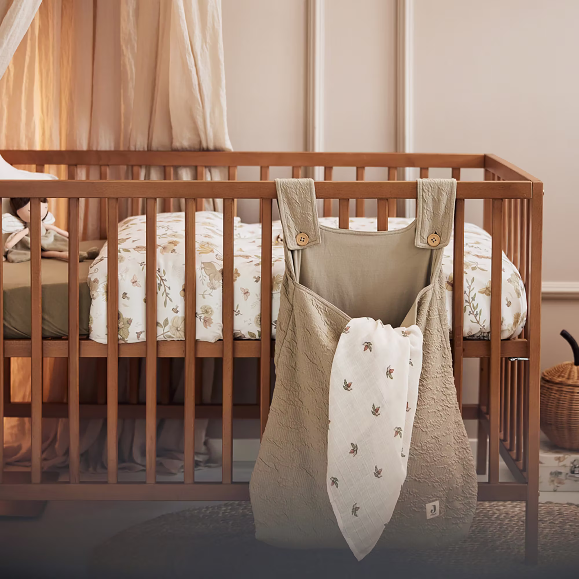 Aufbewahrungstasche Soft Waves Nougat - Jamouz