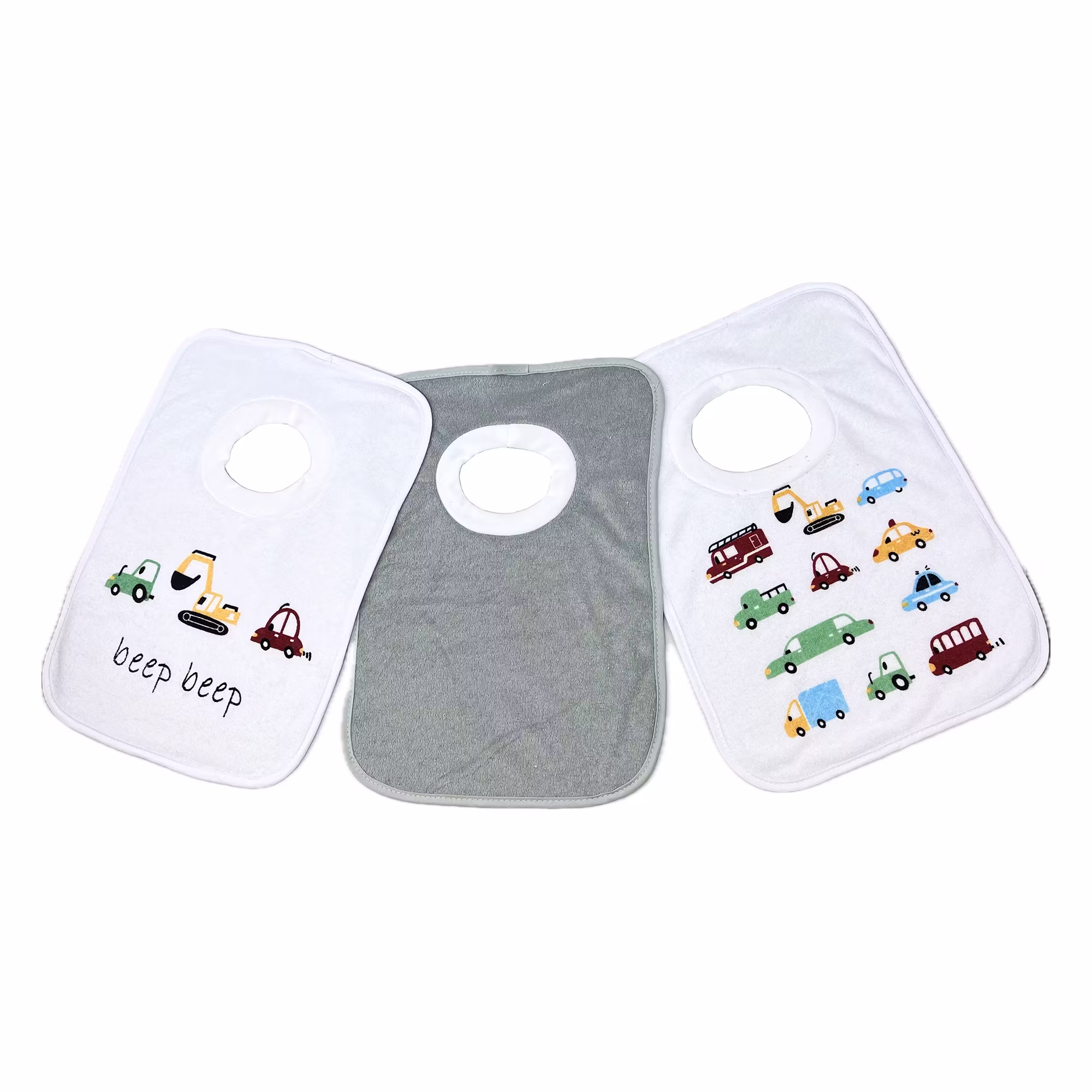 3er-Pack Schlupflätzchen Beep Beep - Jamouz