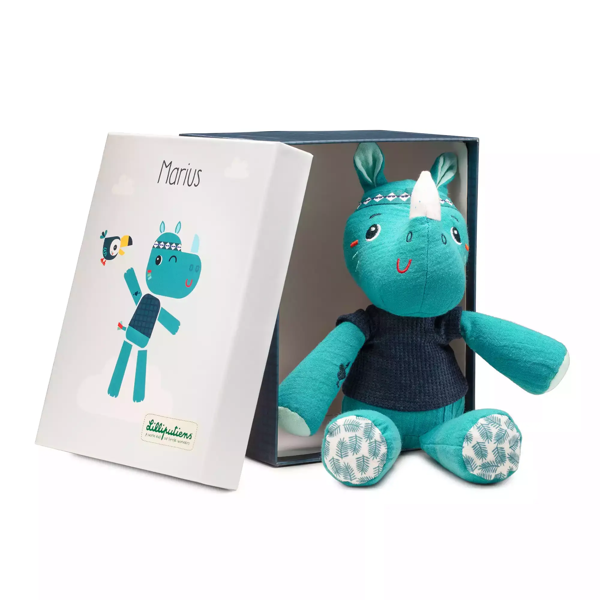 Kuscheltier Marius mit Geschenkverpackung - Jamouz