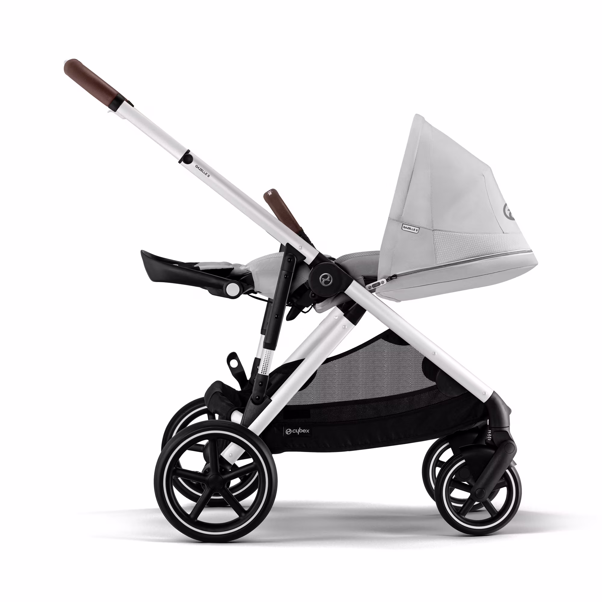 Gazelle S Lava Grey (Silver Frame) - Jamouz