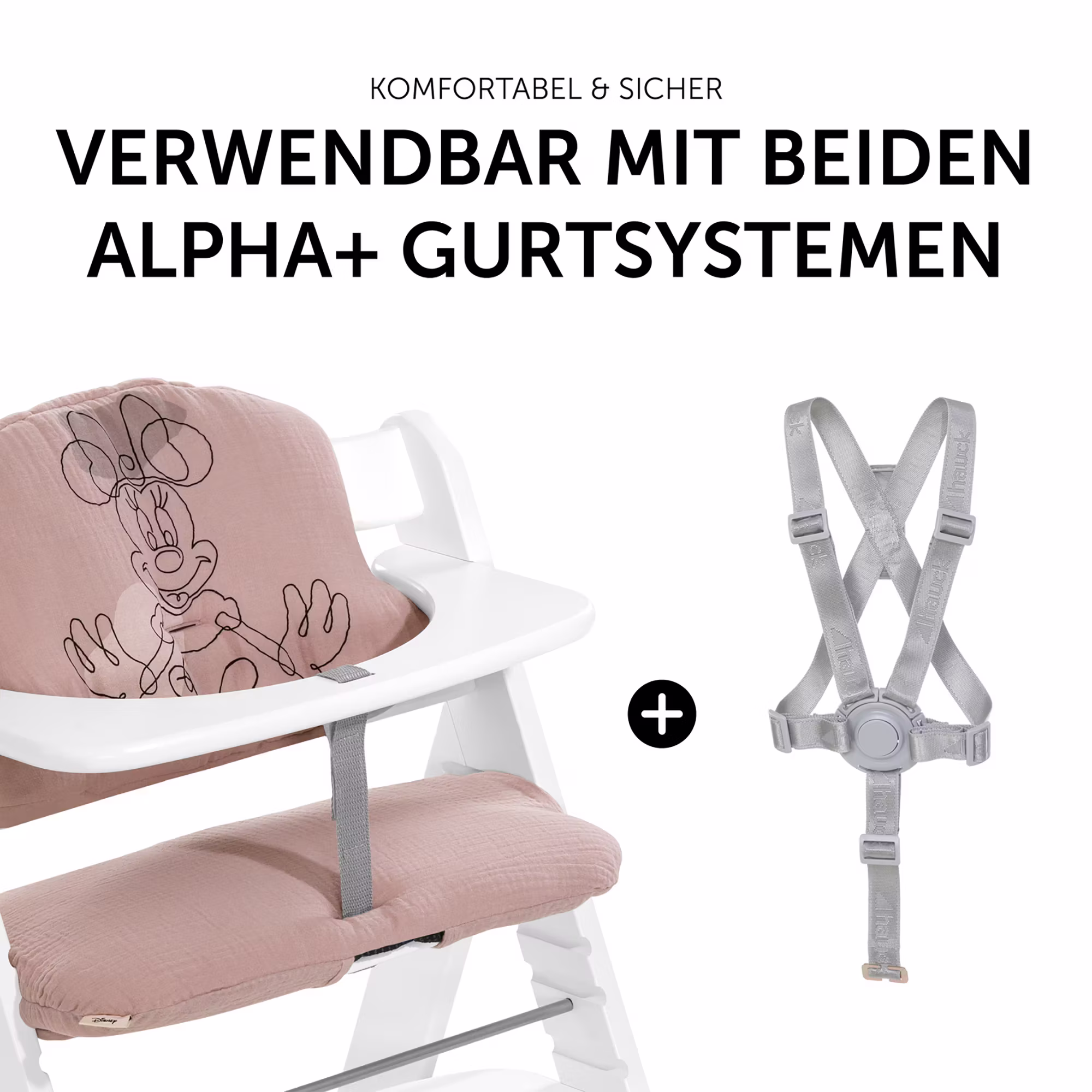 Sitzkissen Select Musselin Hochstuhl Alpha+ - Jamouz