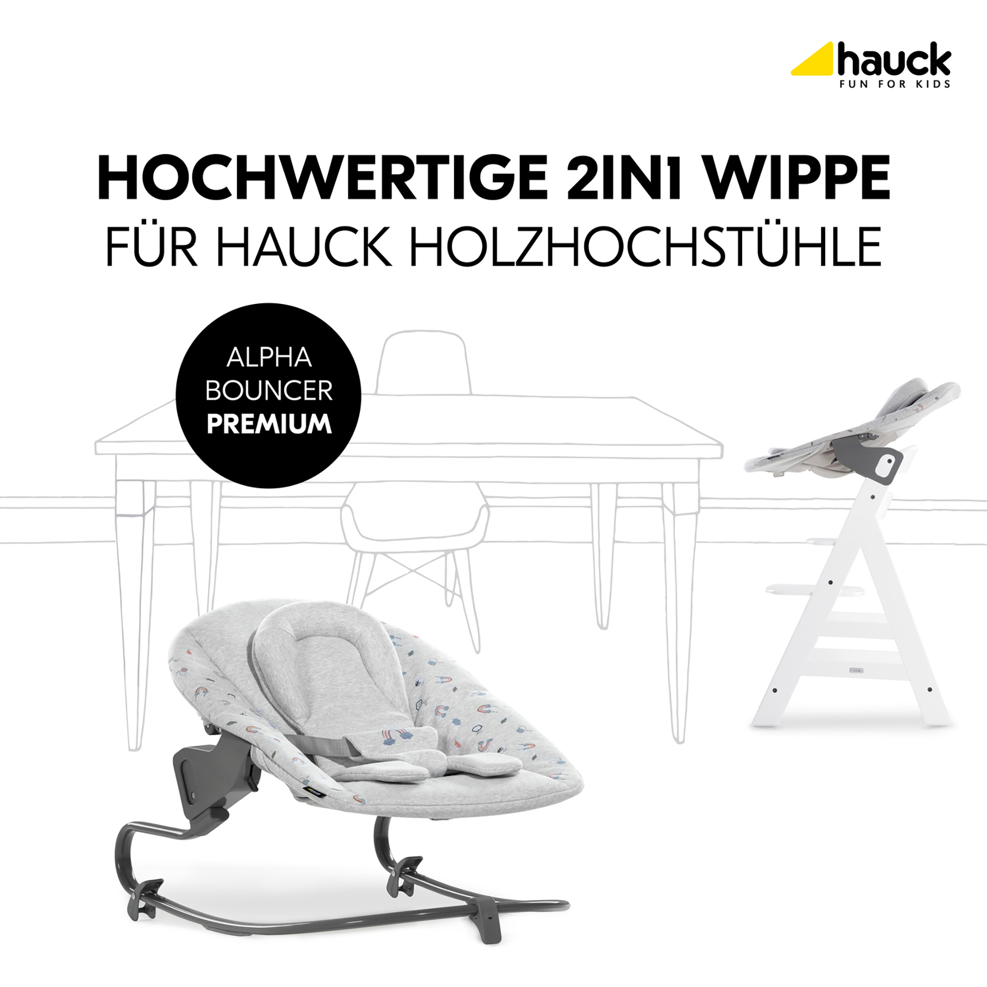 Alpha Wippe Premium Rainbow - Jamouz