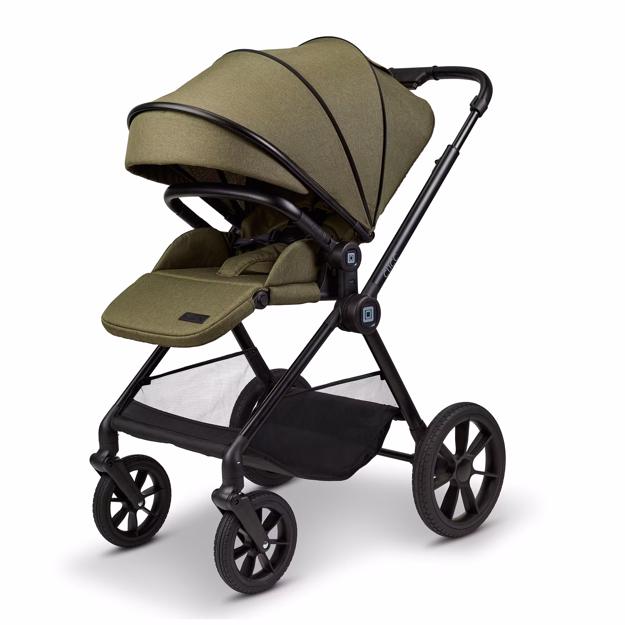 CLICC Set Black Melange mit Babyschale Cosmo - Jamouz