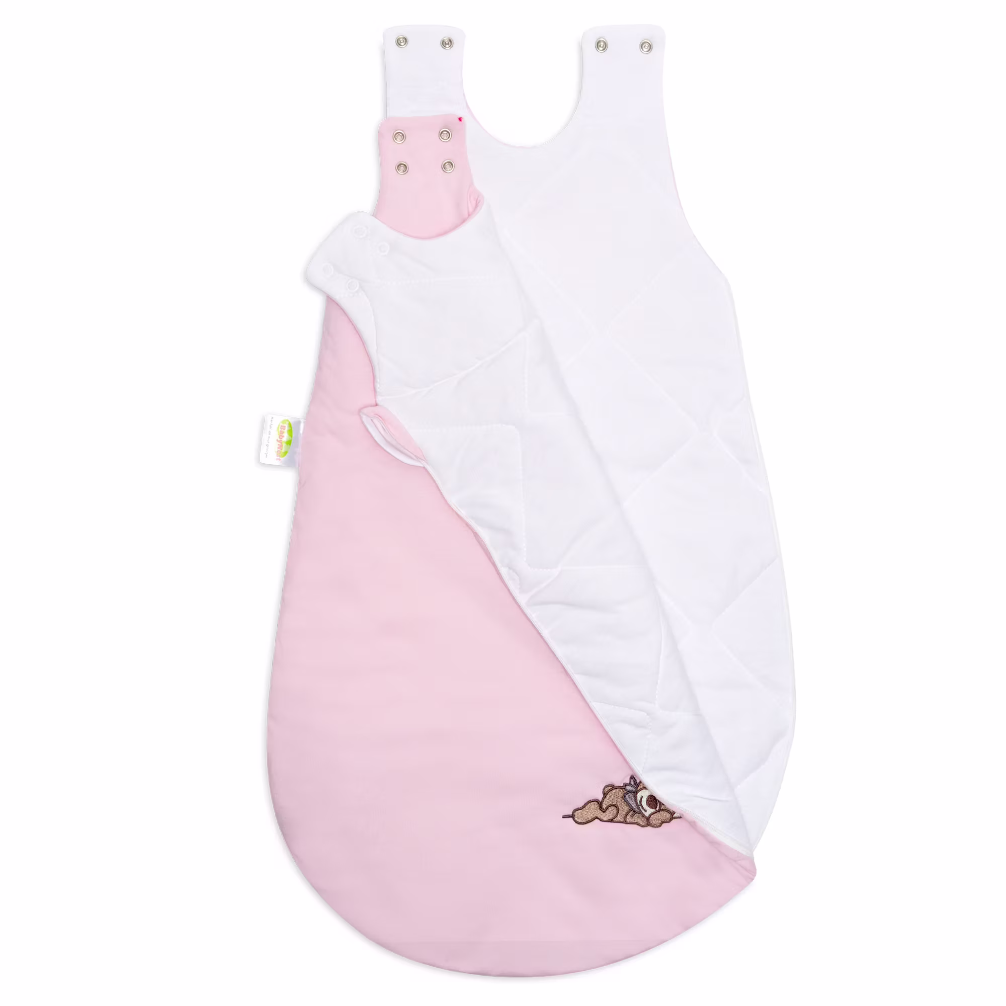 Erstlingsschlafsack Sterne Silver & Coffee 60cm - Jamouz