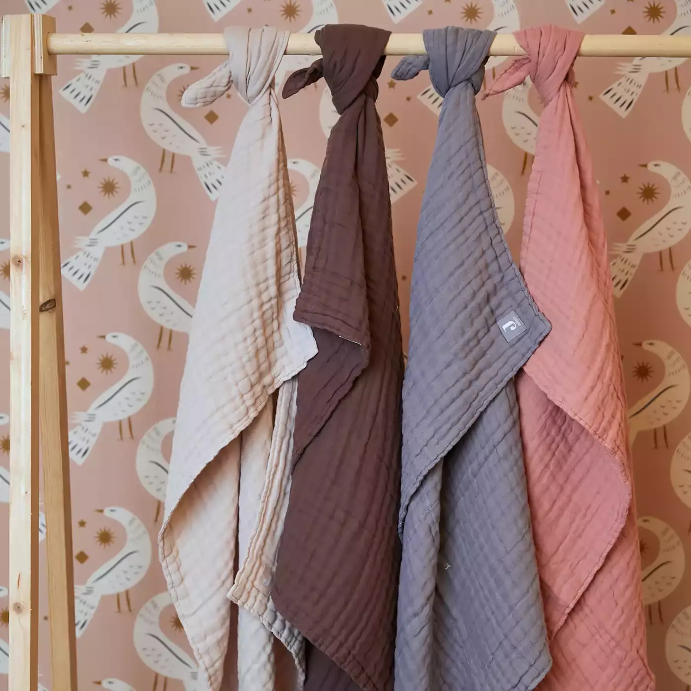 Babydecke Wrinkled Storm Grey - Jamouz