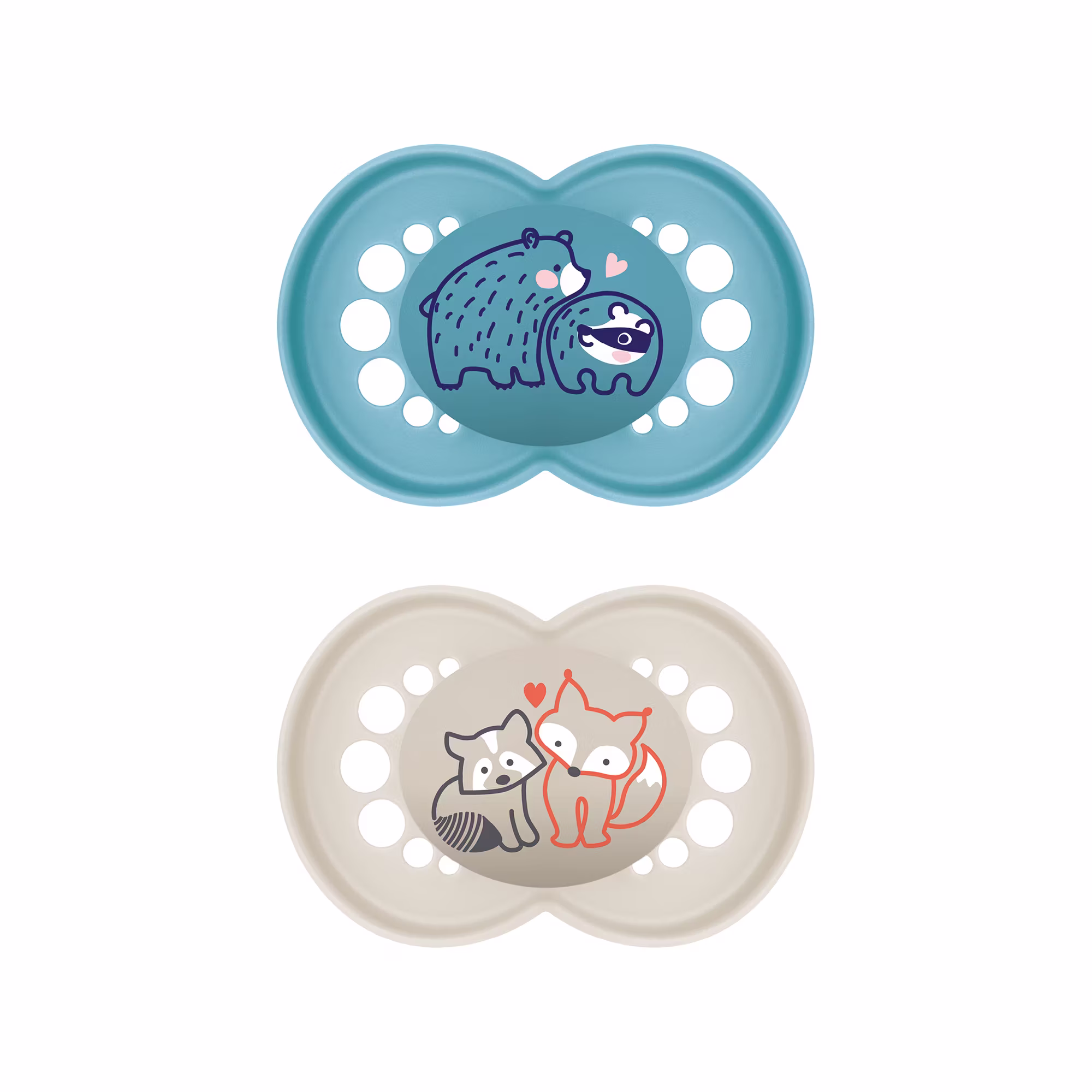 Original matt Latex 6 - 16 Monate 2 Stück Wolf/Hase - Jamouz