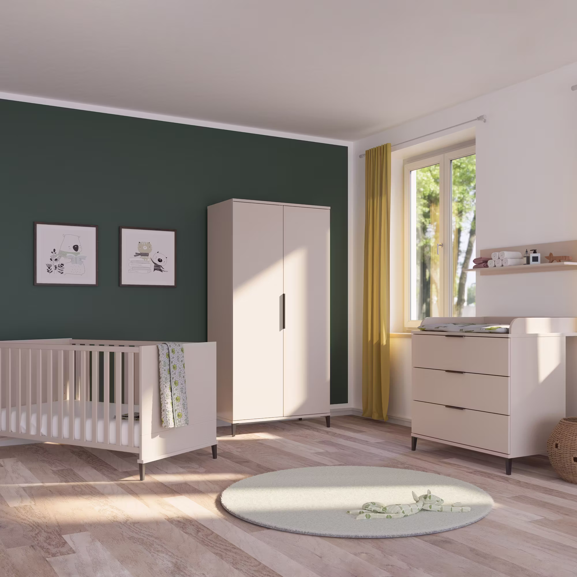 2-teiliges Spar-Set Babyzimmer Ari - Jamouz