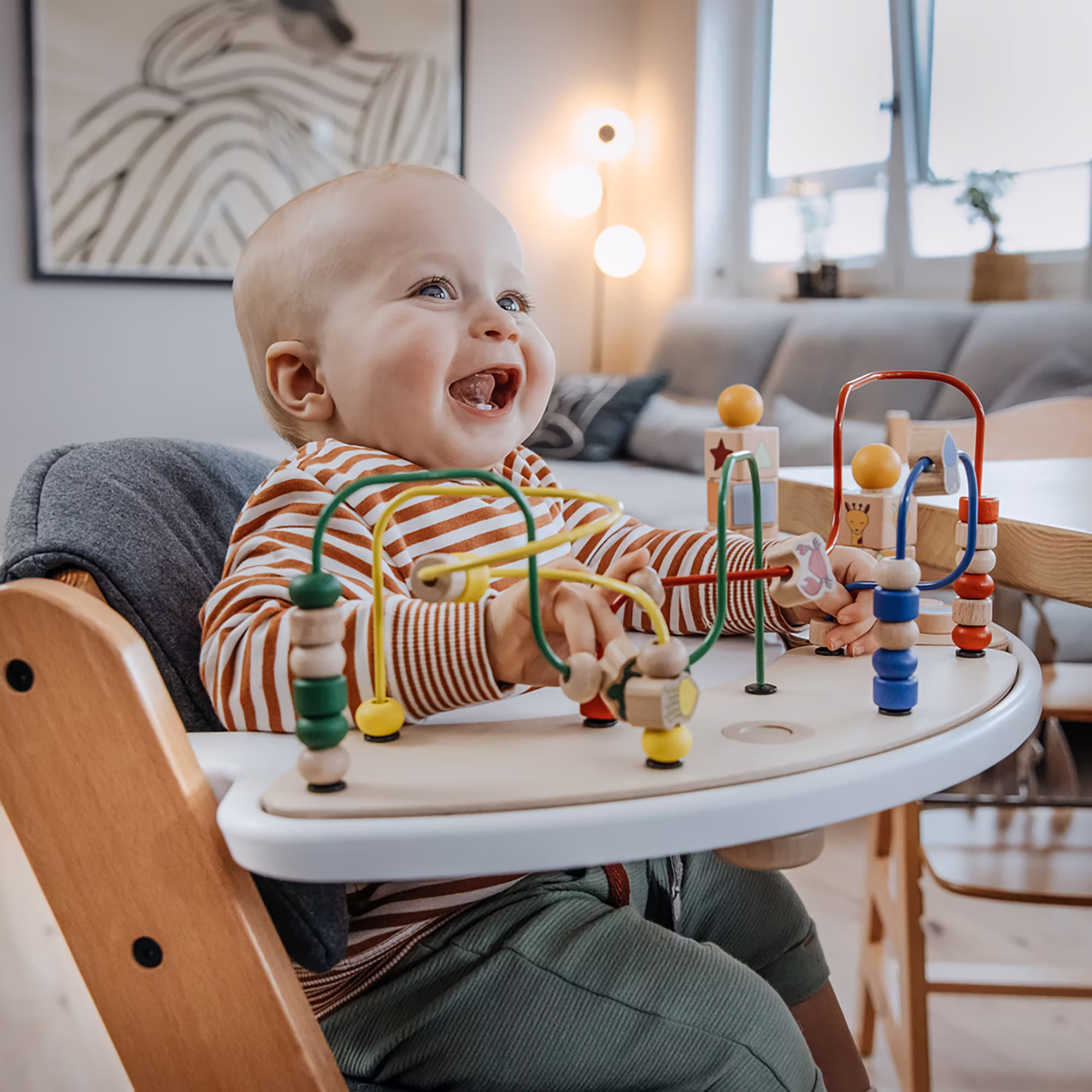 Alpha Play Moving Set Water Animals inkl. Play Tray White - Jamouz