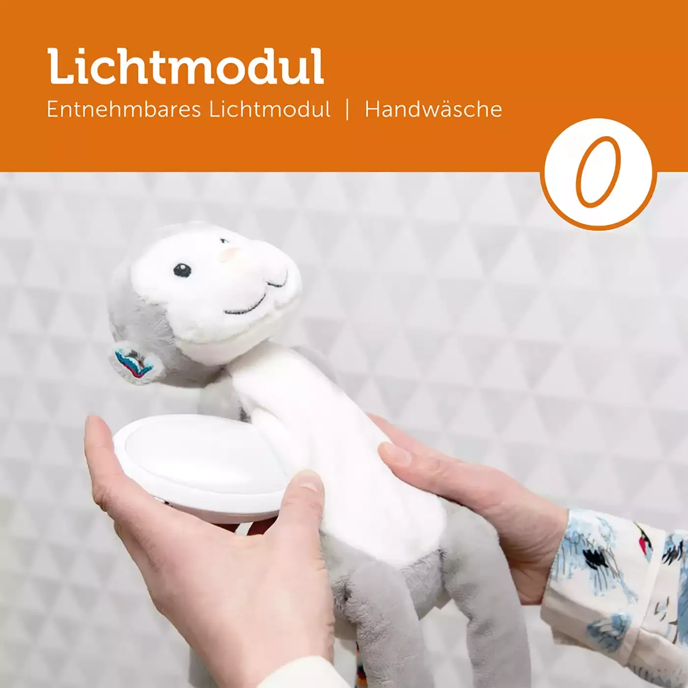 Kuscheltier-Nachtlicht Max der Affe - Jamouz