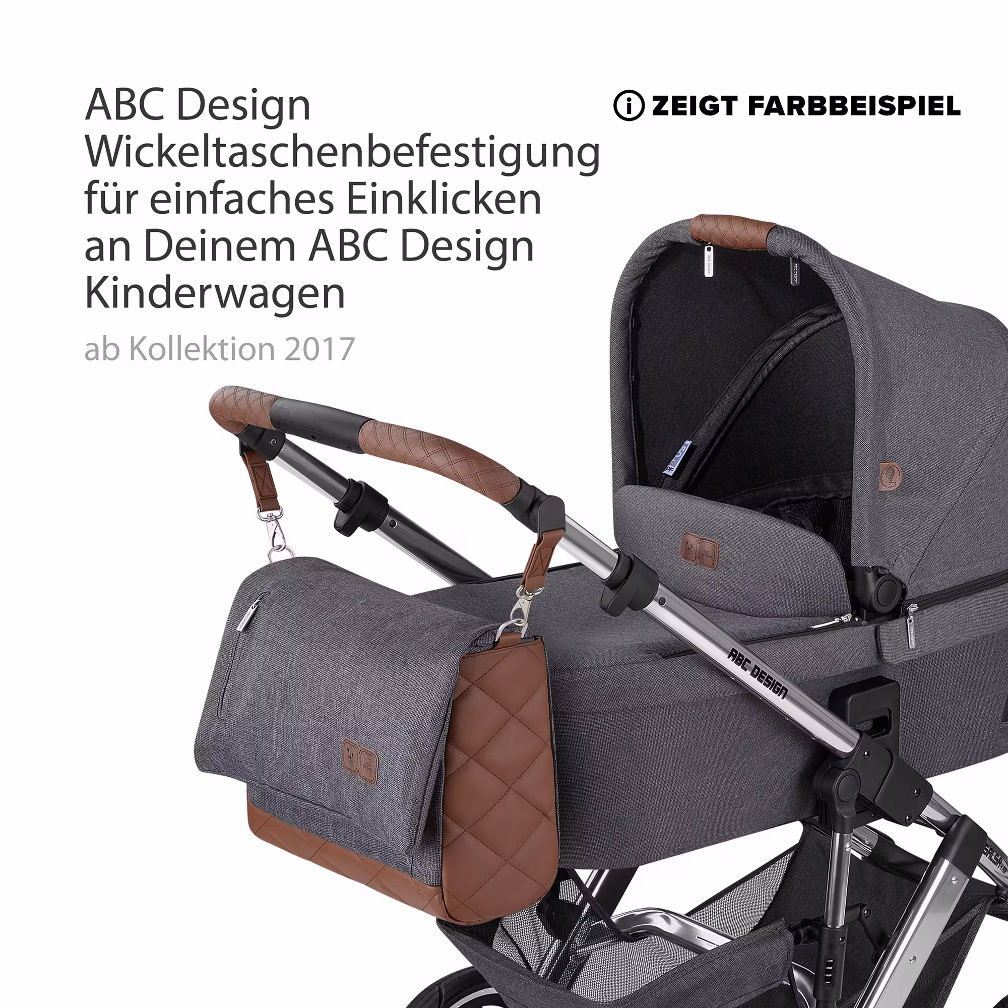 Wickeltasche Urban Asphalt - Jamouz