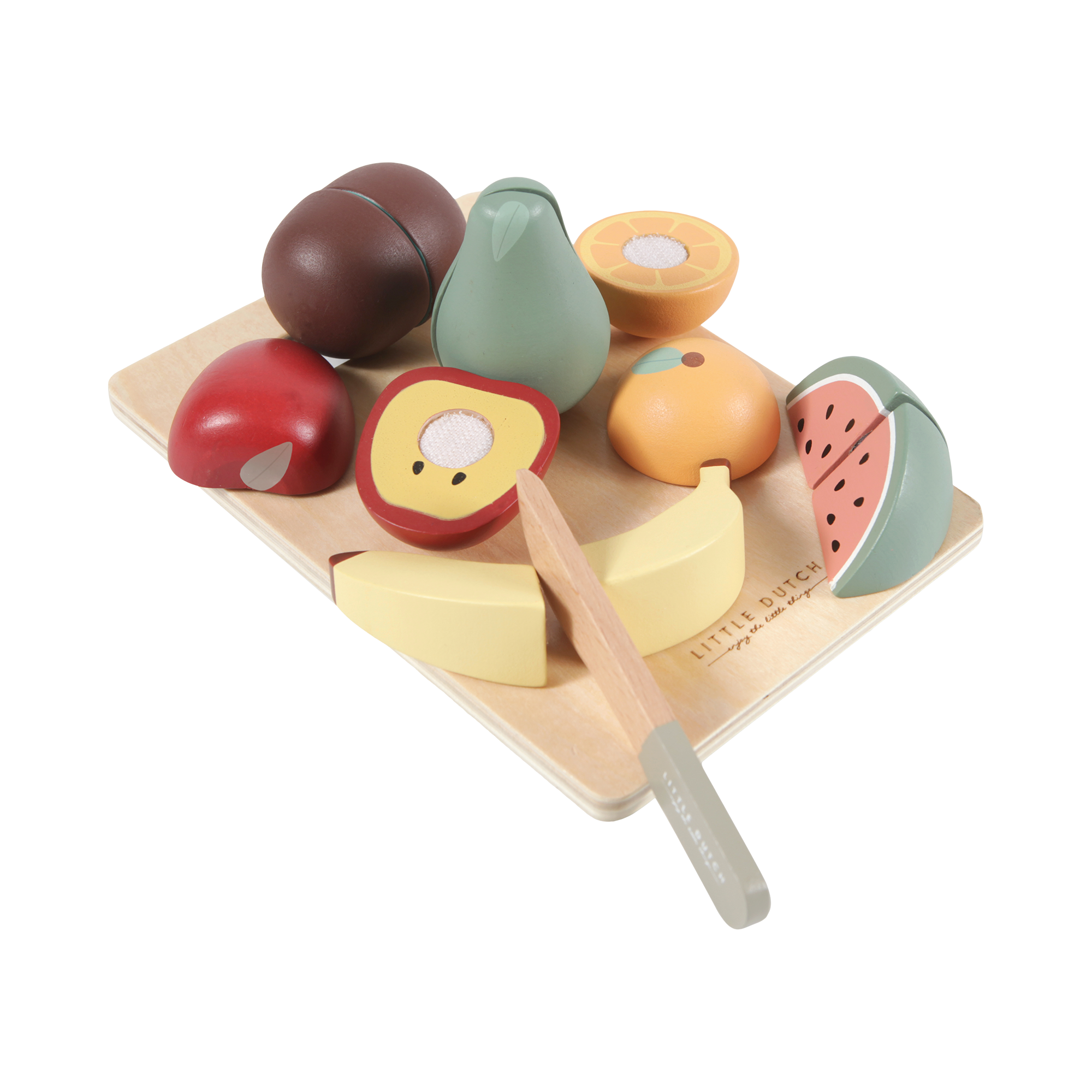 Holz-Obst zum Schneiden - Jamouz