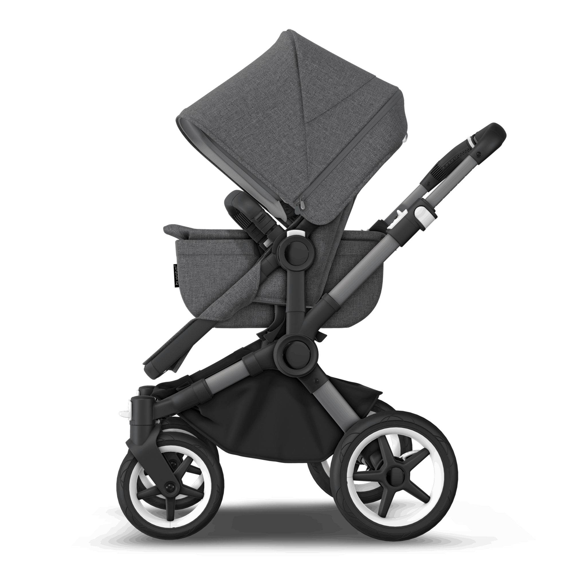 Donkey 5 Mono-Kinderwagen, erweiterbar, Forest Green - Jamouz