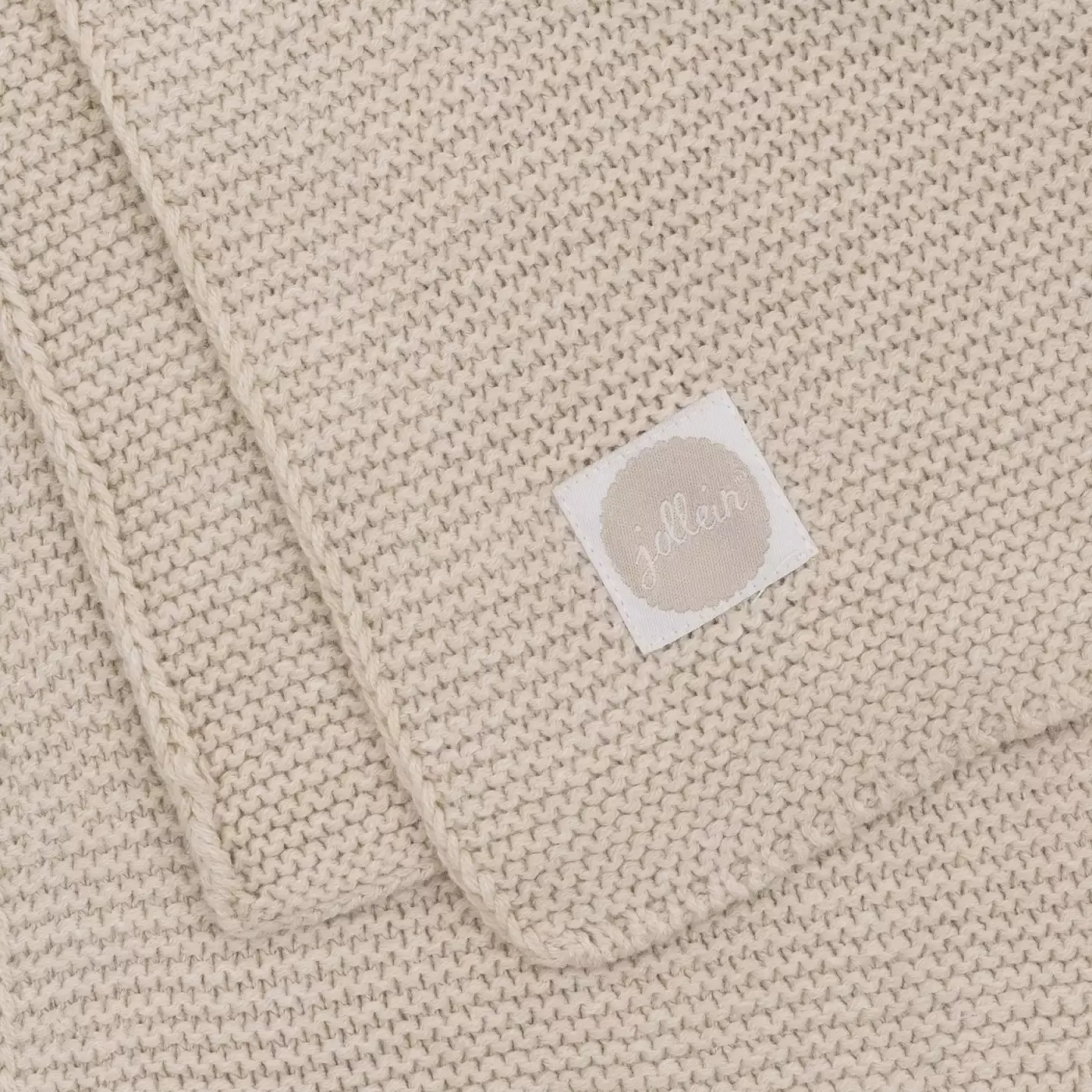 Decke Basic Knit Nougat - Jamouz