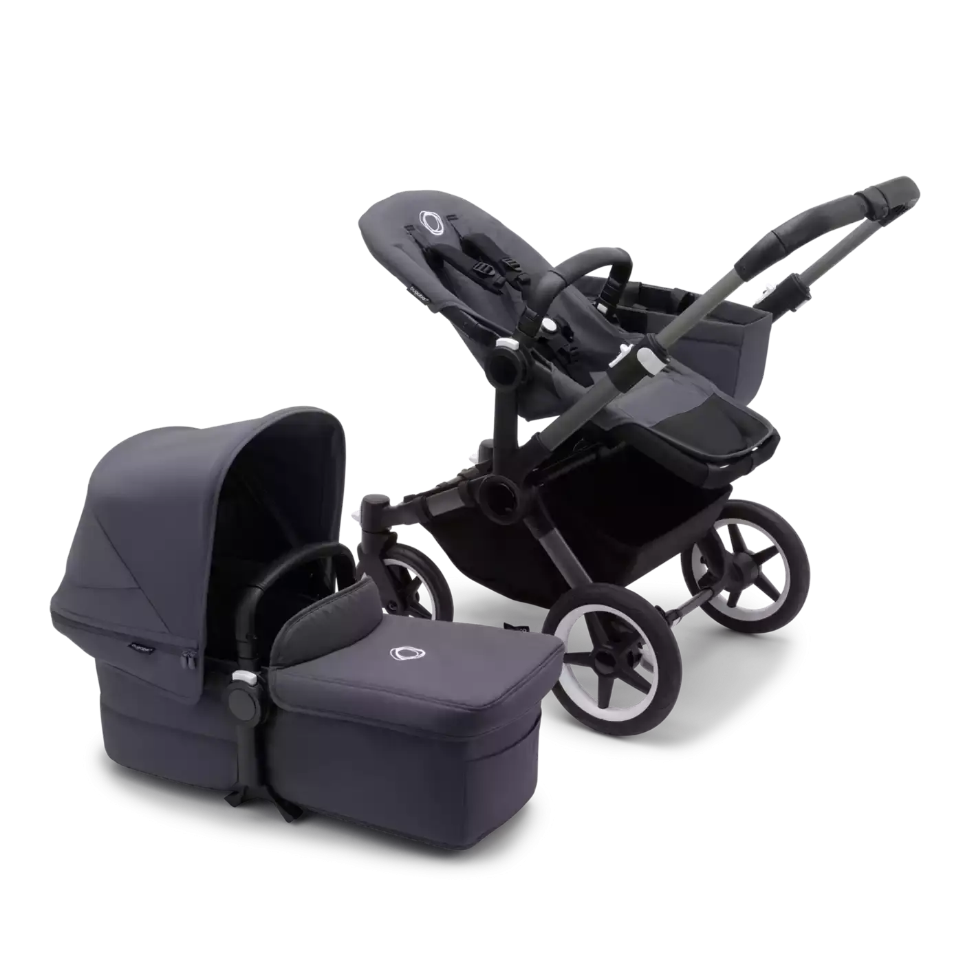 Donkey 5 Mono-Kinderwagen, erweiterbar, Forest Green - Jamouz