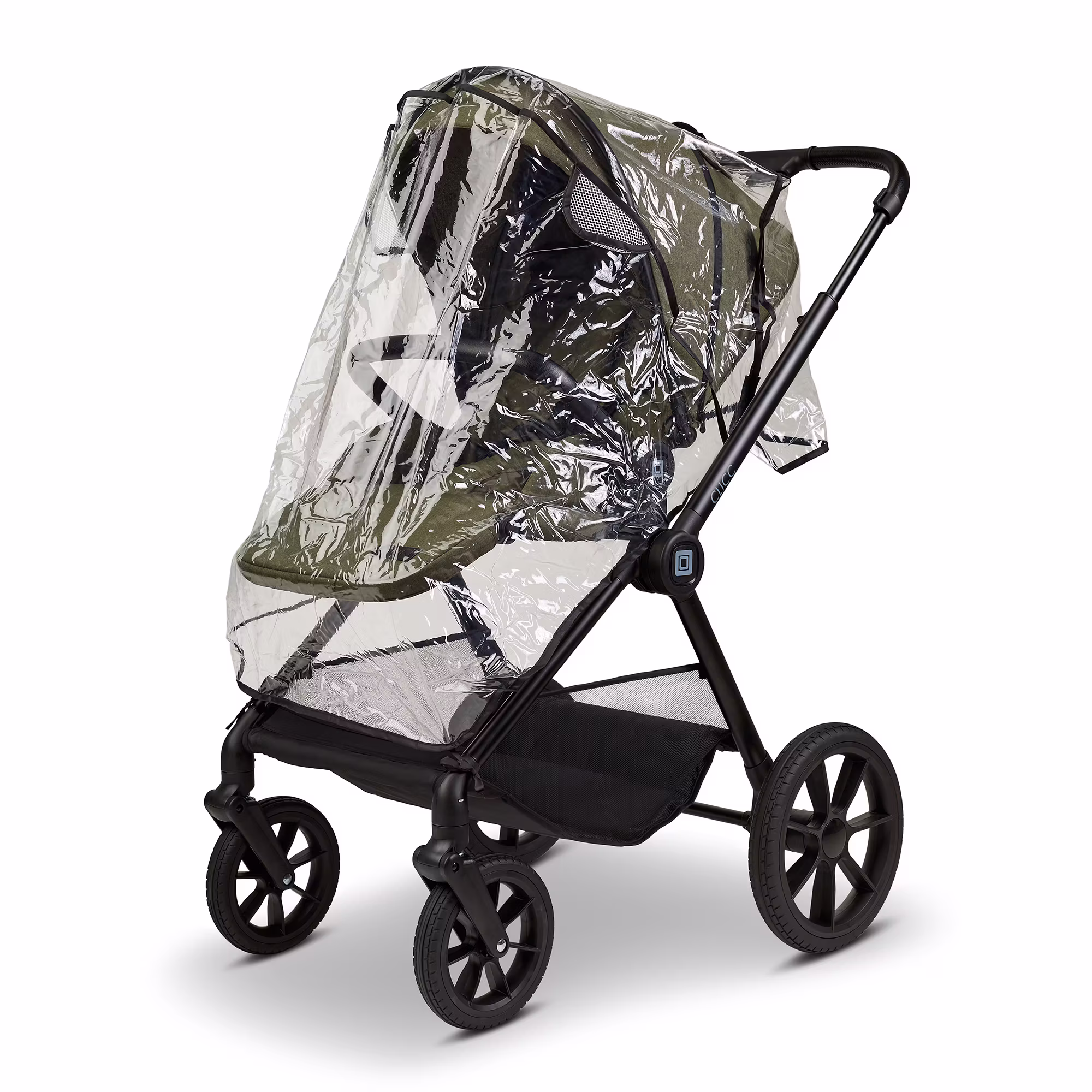 CLICC Set Black Melange mit Babyschale Cosmo - Jamouz