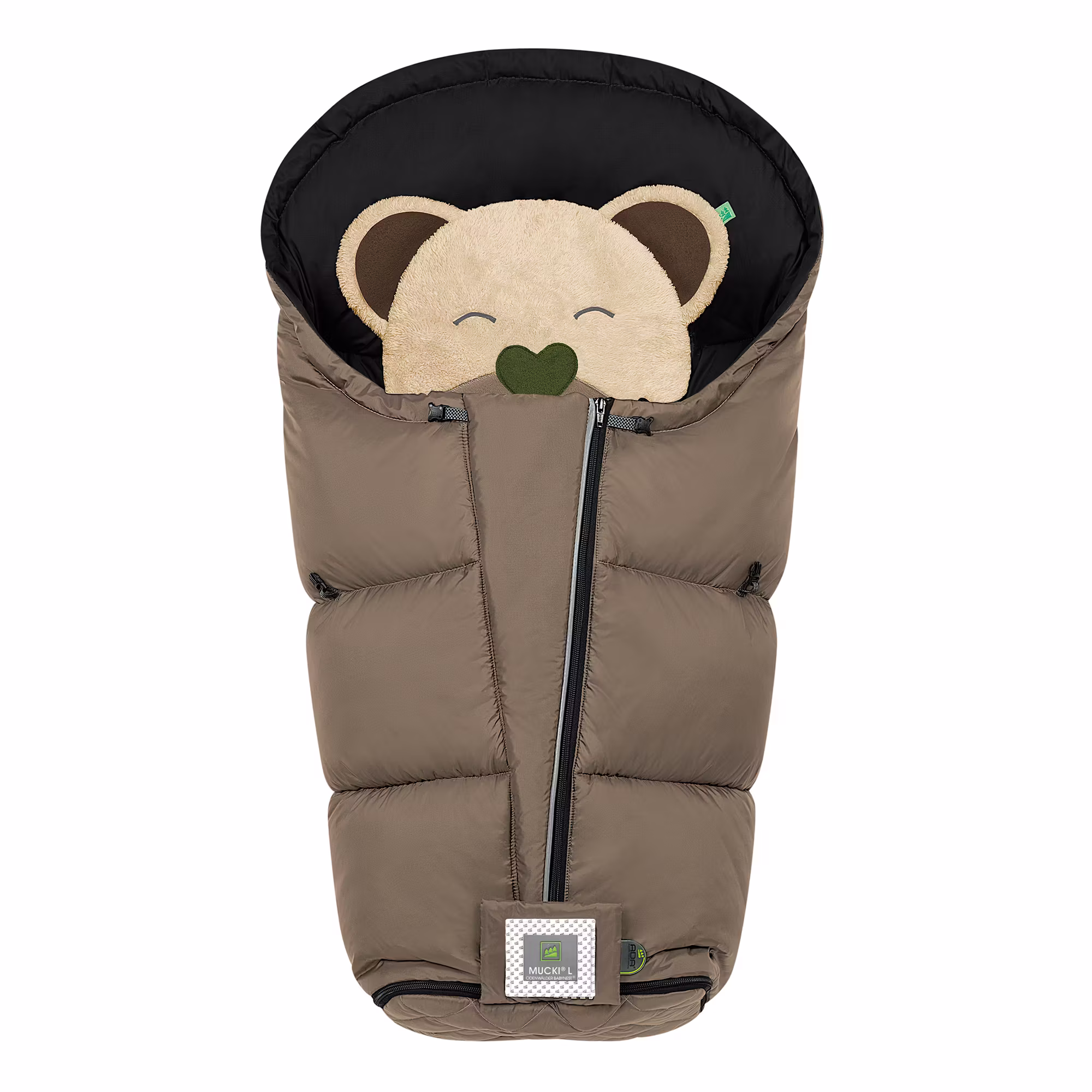 Fußsack Mucki L-cs Rocky Grey - Jamouz