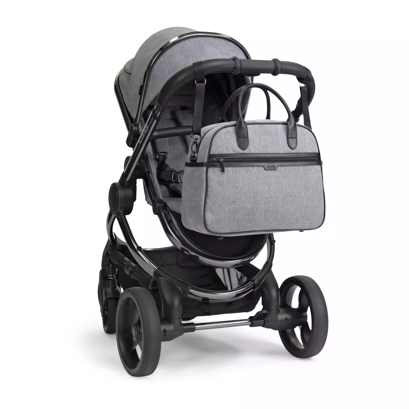 Peach Wickeltasche Light Grey - Jamouz