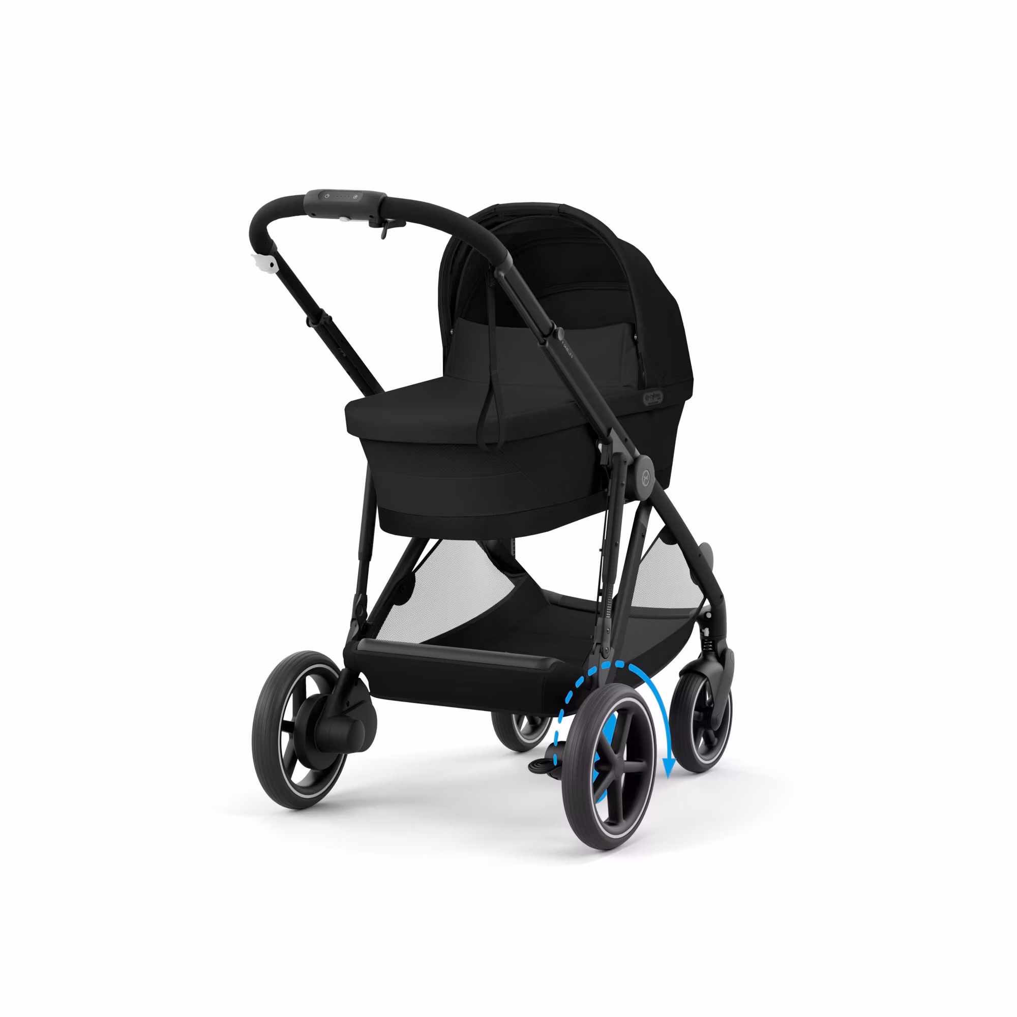 Set e-Gazelle S Moon Black mit Wanne - Jamouz