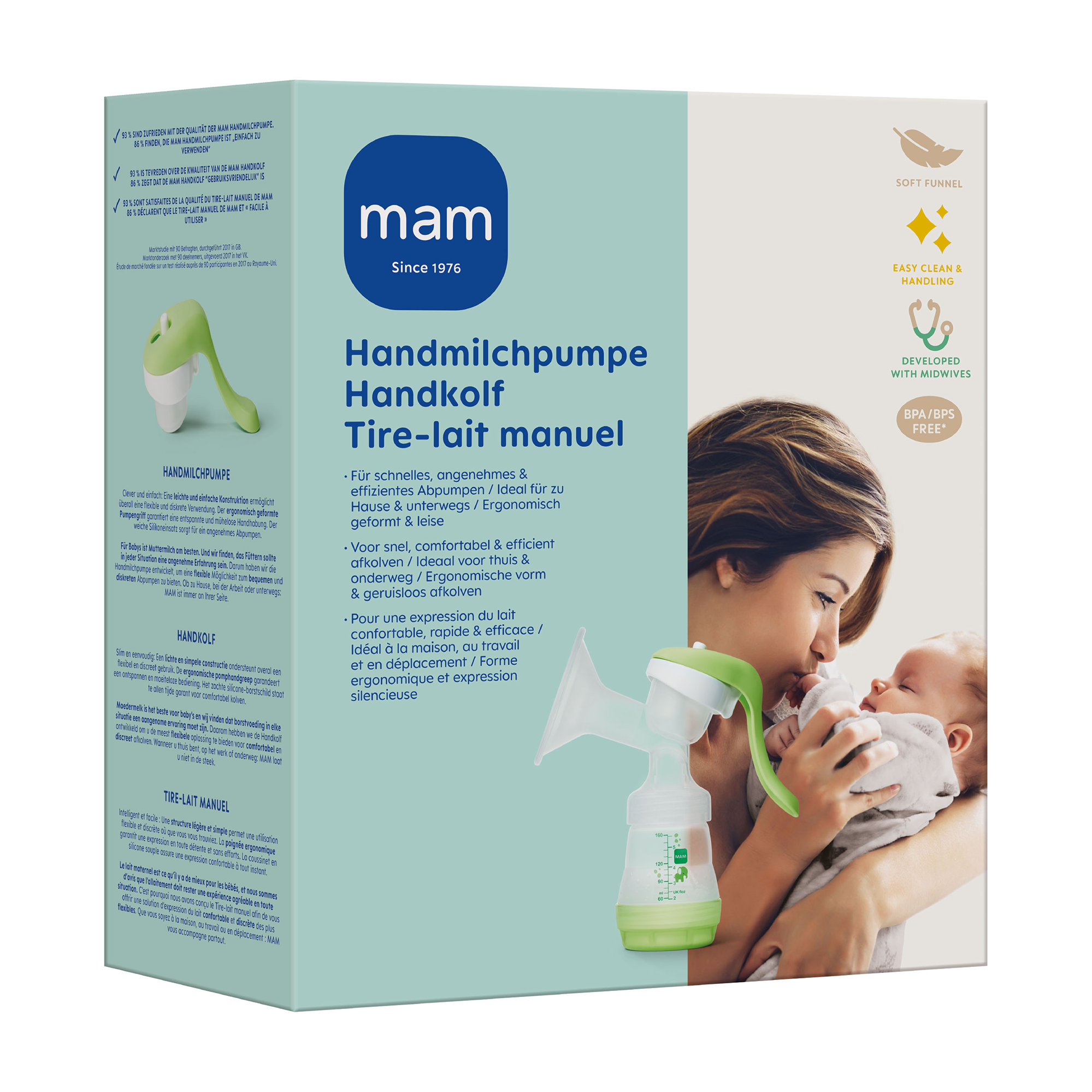 Handmilchpumpe Kompakt - Jamouz