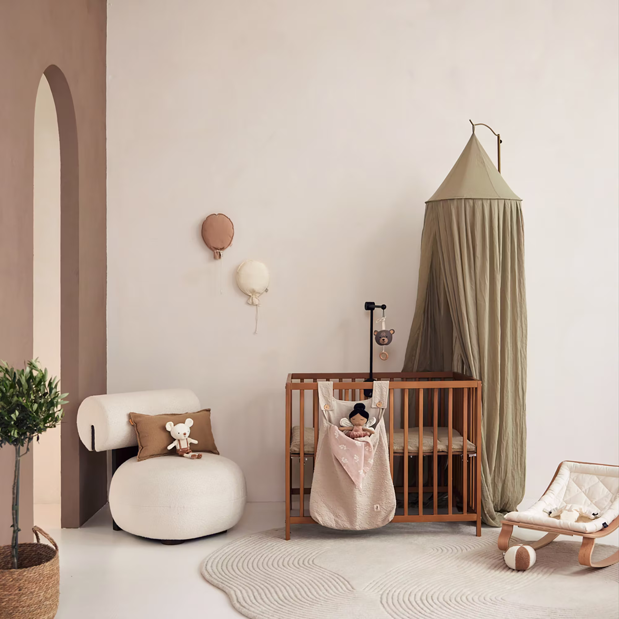 Aufbewahrungstasche Soft Waves Nougat - Jamouz