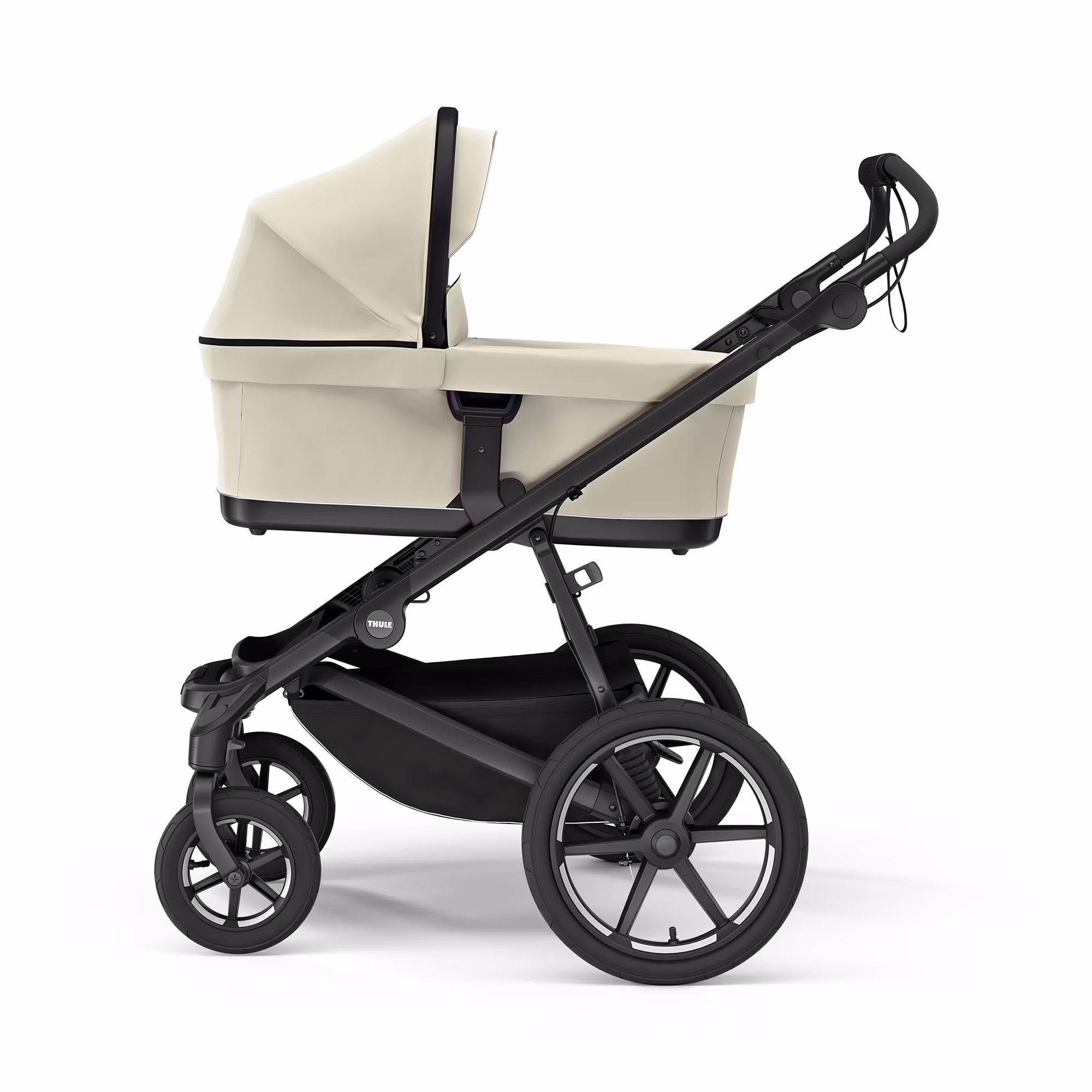 Set Urban Glide 4-wheel Soft Beige mit Wanne - Jamouz