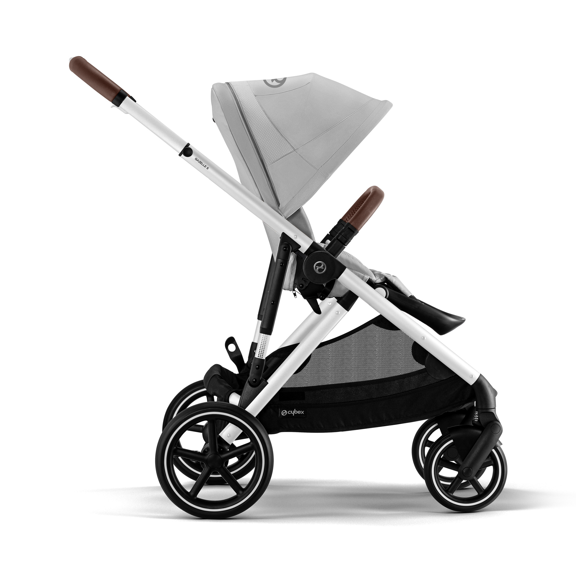 Gazelle S Lava Grey (Silver Frame) - Jamouz
