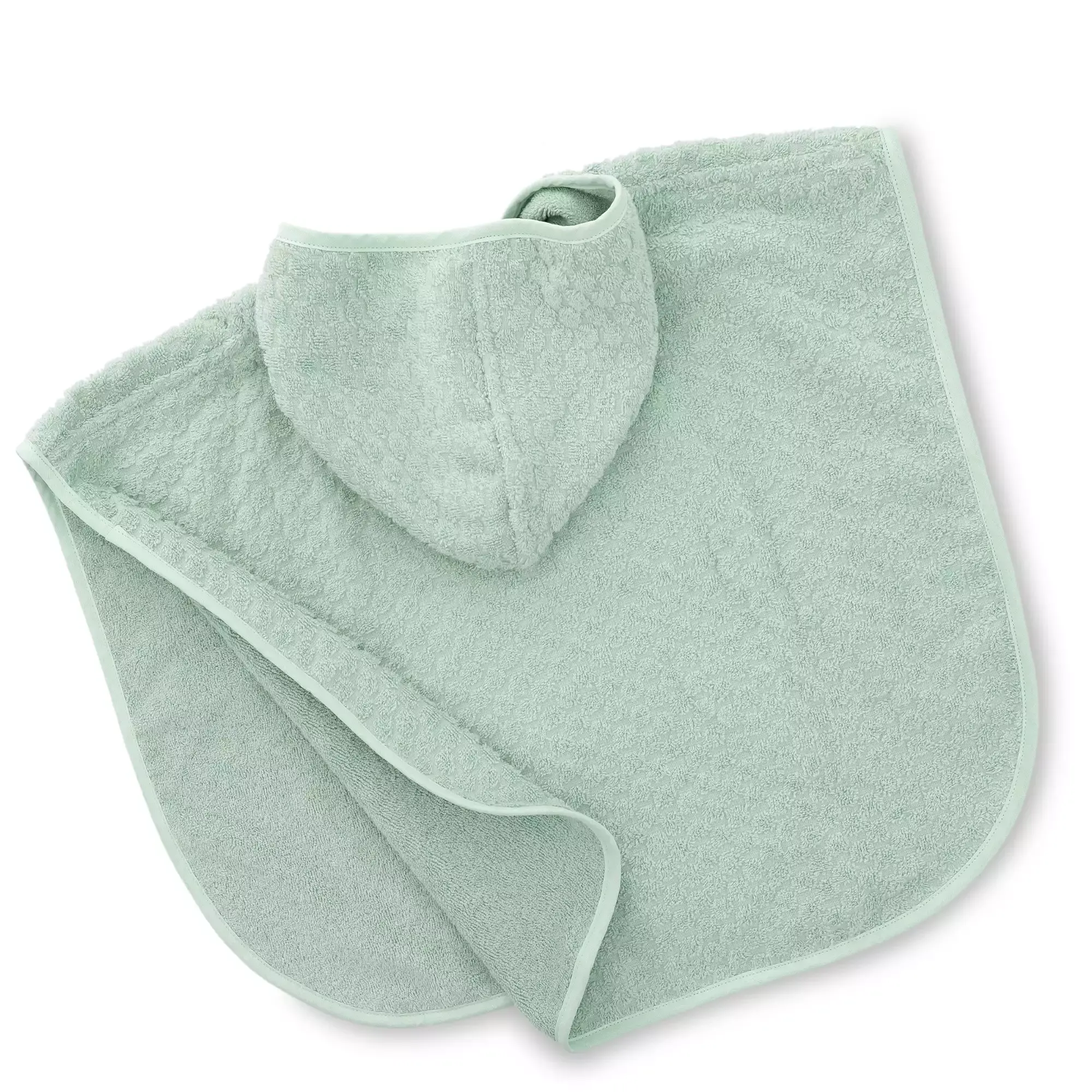 Badeponcho Dot up/down seegrün - Jamouz