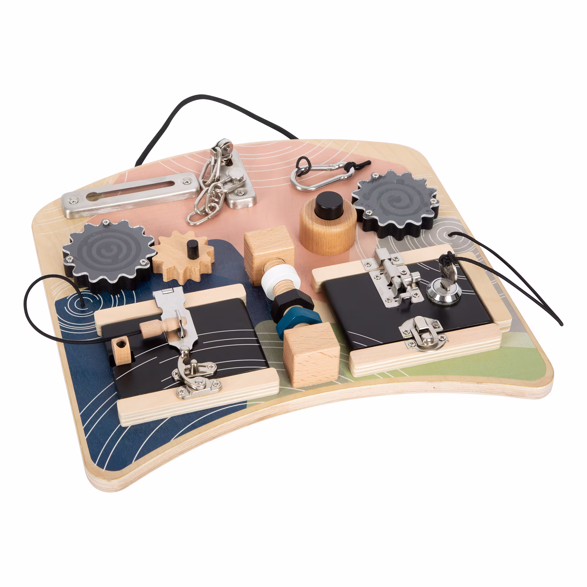 Motorikbrett Schlösser und Rotation - Jamouz