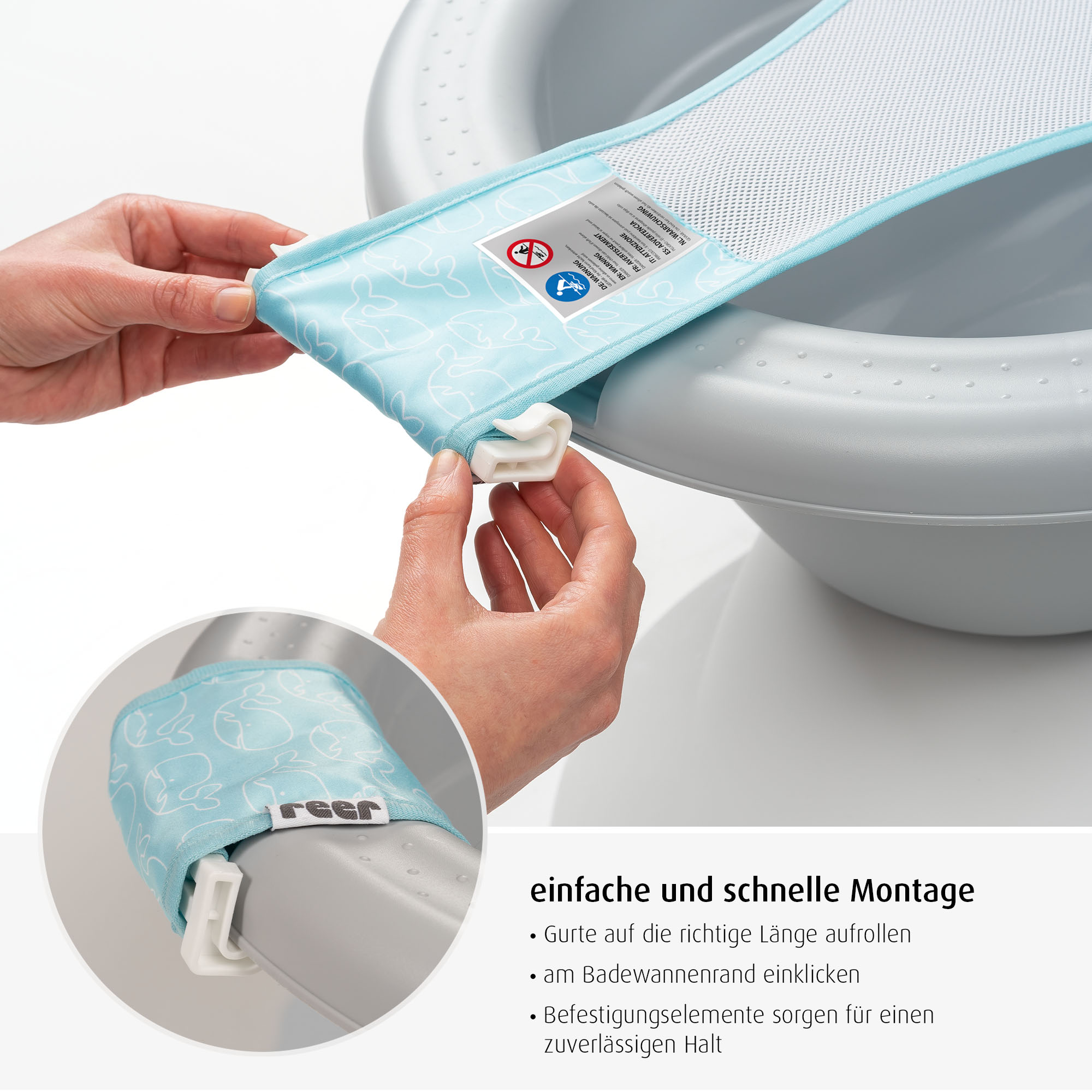 MyHappyBath Sling Baby-Badewannen-Netz - Jamouz