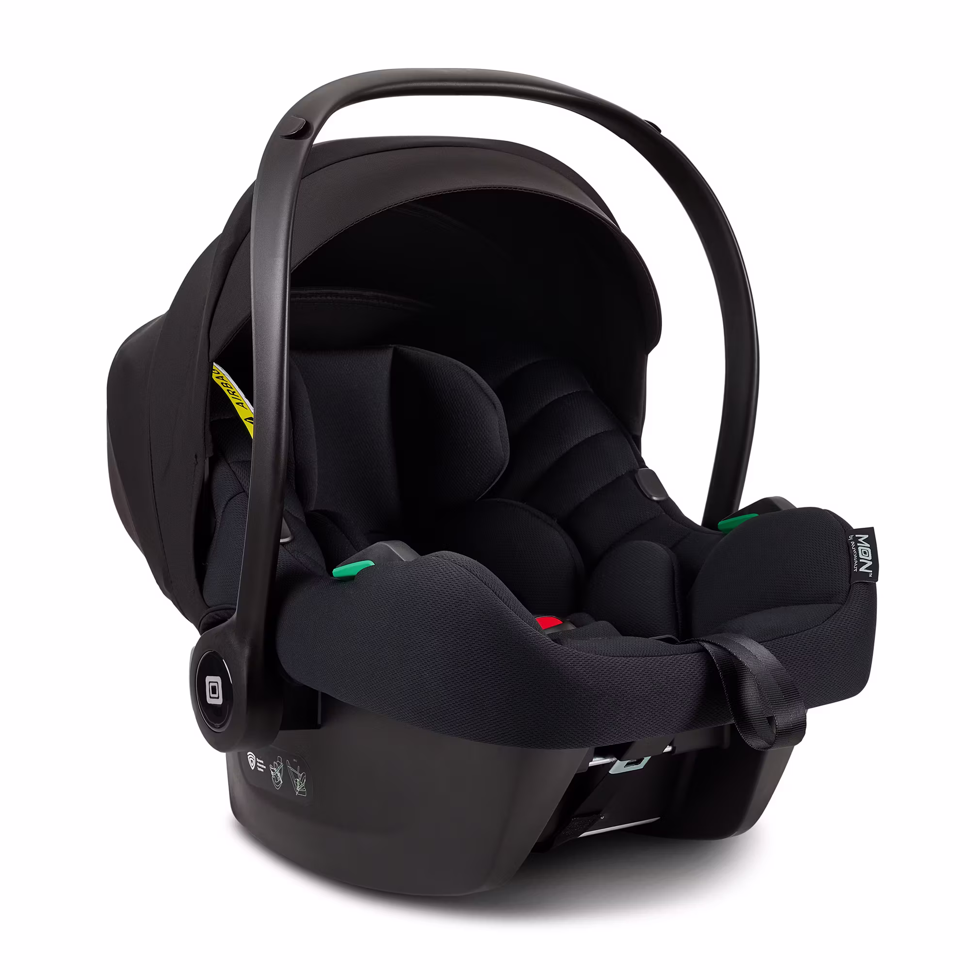 CLICC Set Black Melange mit Babyschale Cosmo - Jamouz