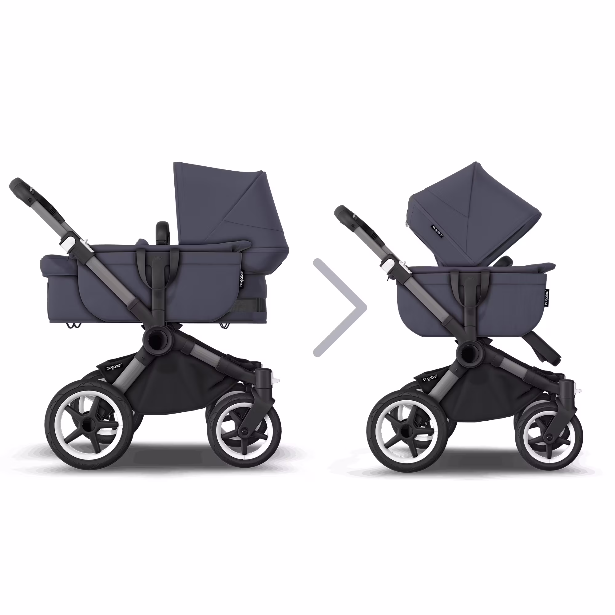 Donkey 5 Mono-Kinderwagen, erweiterbar, Forest Green - Jamouz