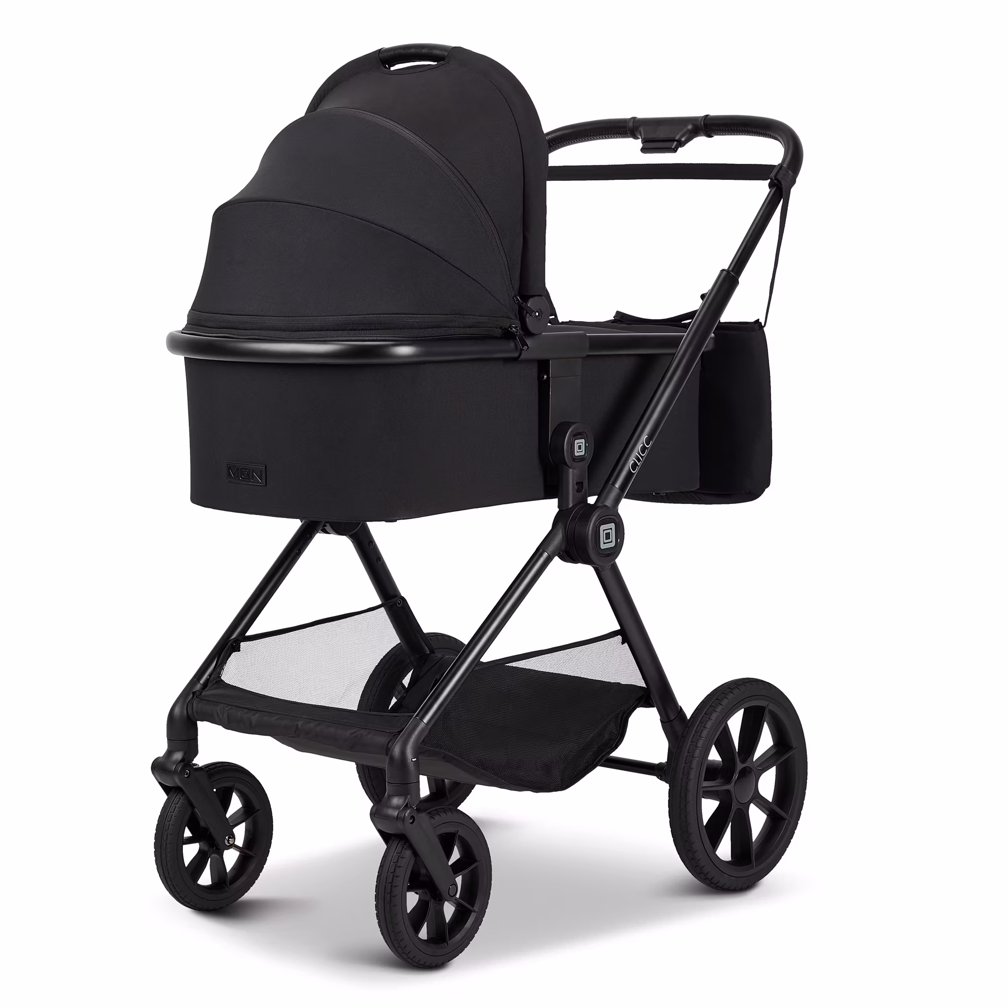 CLICC Set Black Melange mit Babyschale Cosmo - Jamouz