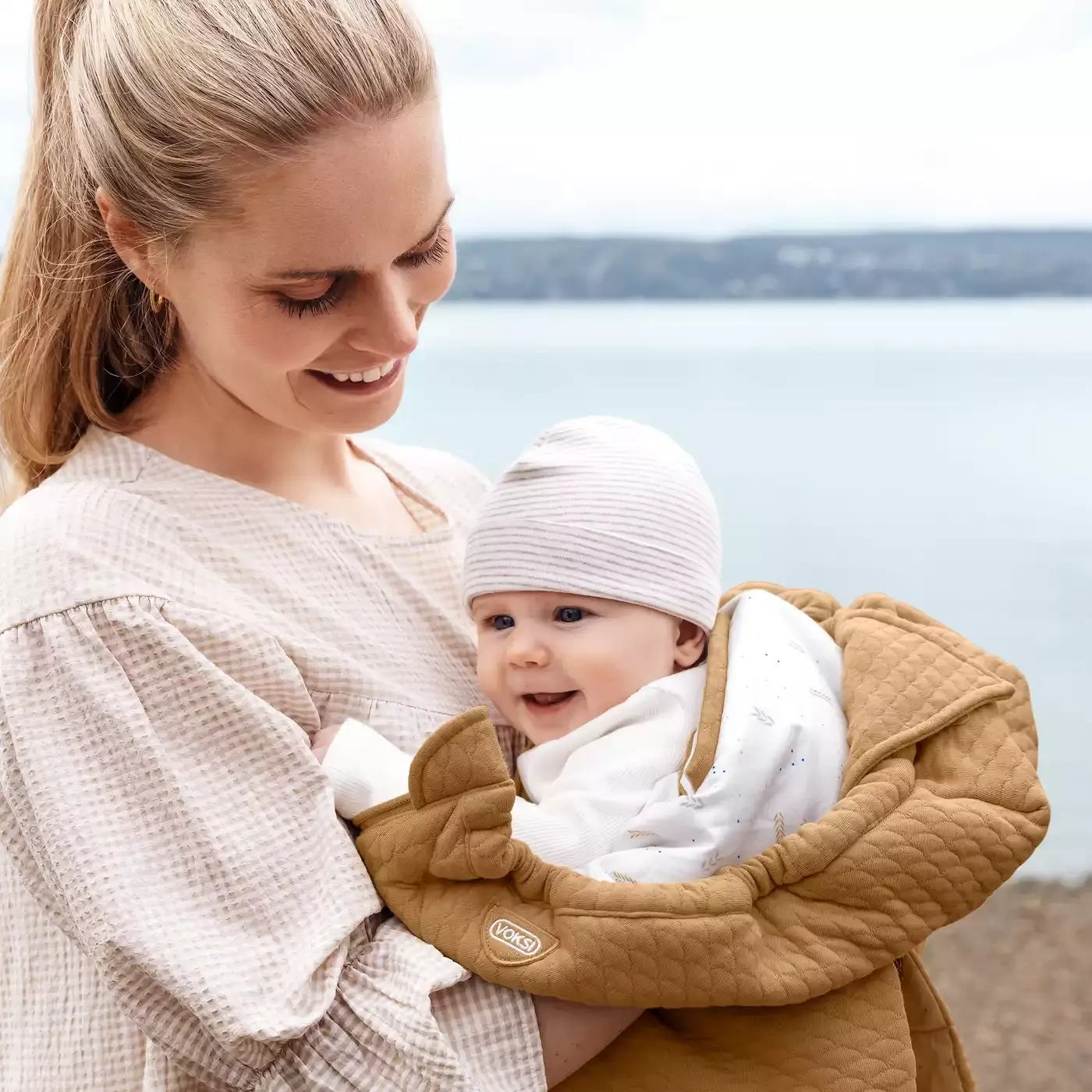 Fußsack Breeze Light Warm Beige - Jamouz