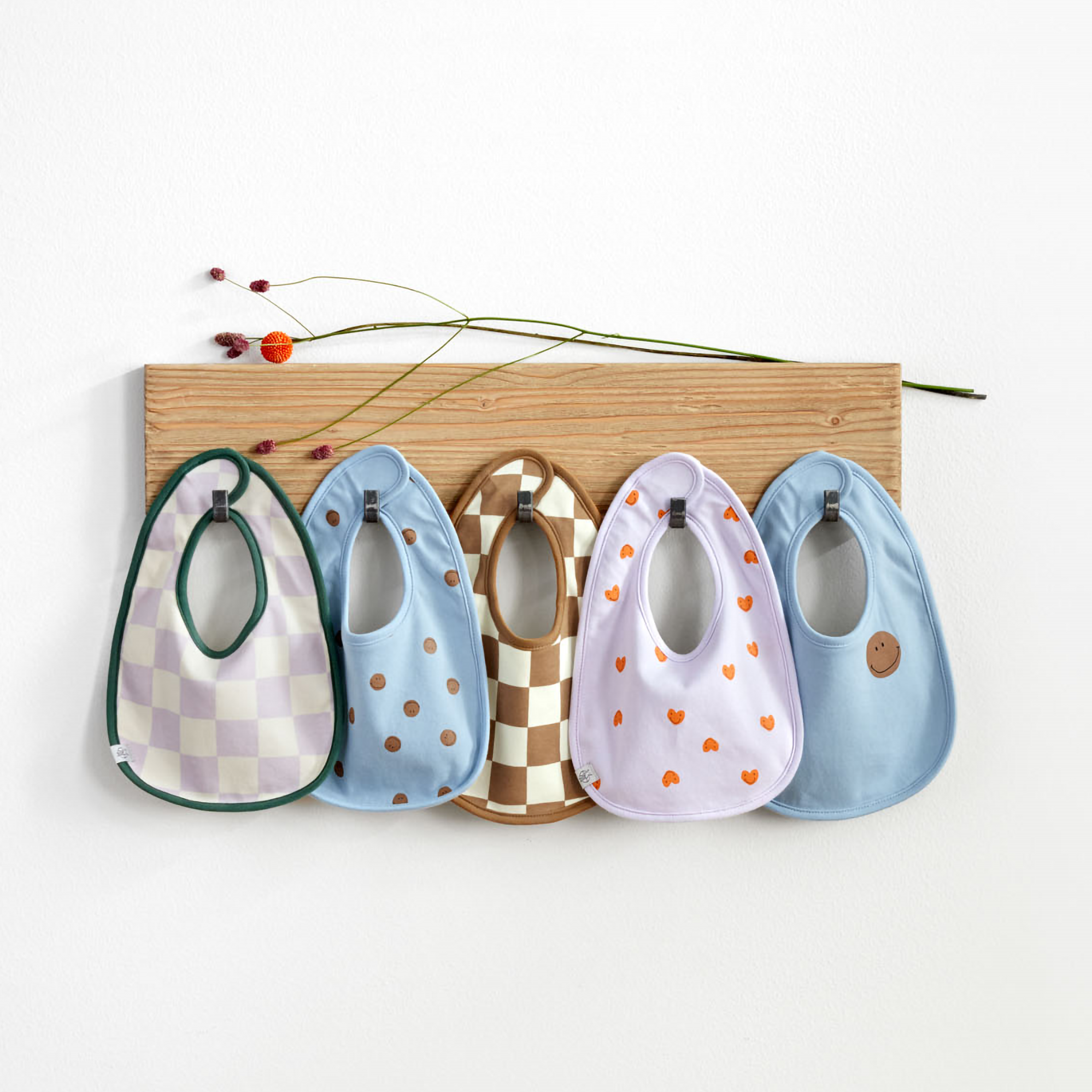 5er-Set Lätzchen Happy Rascals - Jamouz