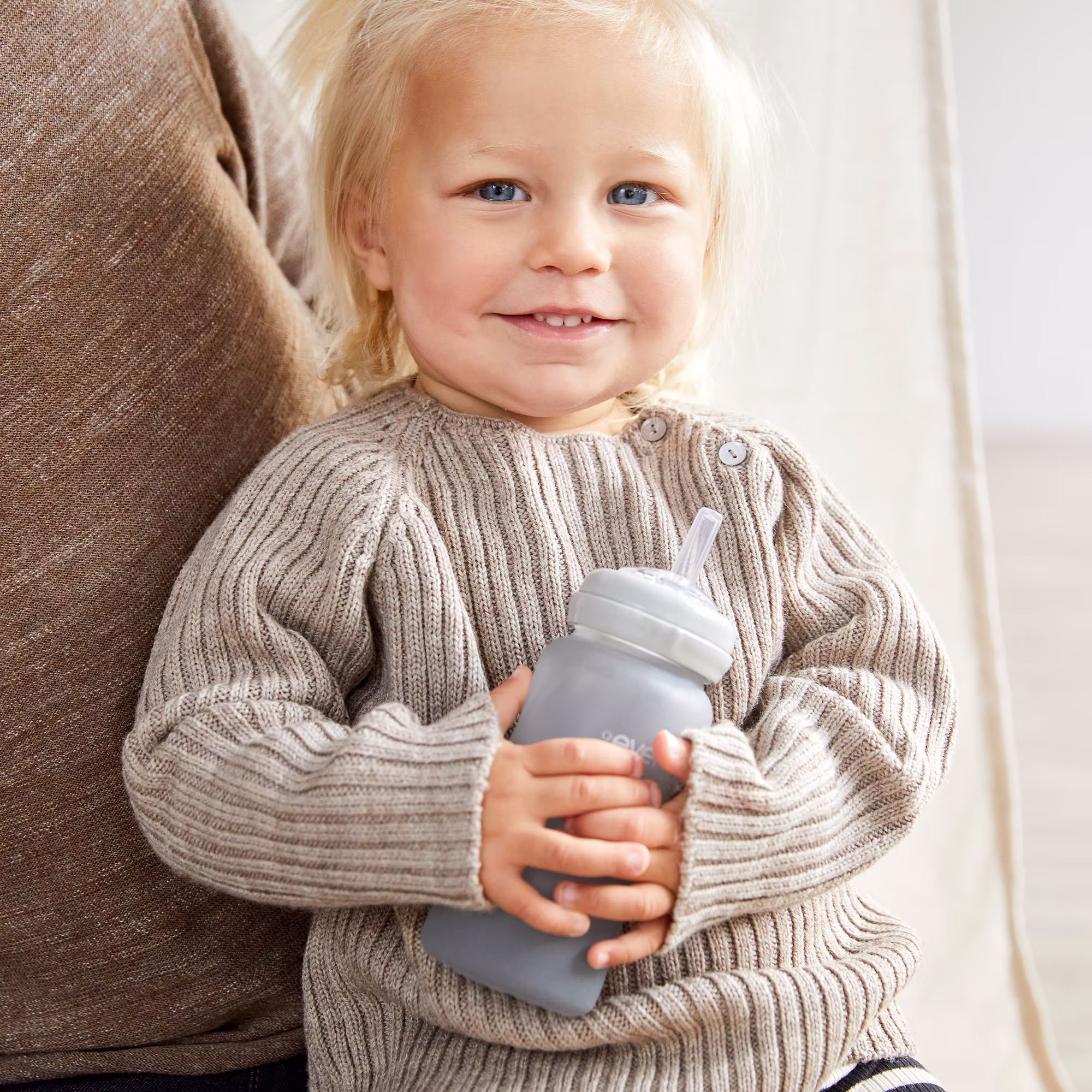 Glas-Trinkhalmflasche Healthy+ Straw Cup - Jamouz
